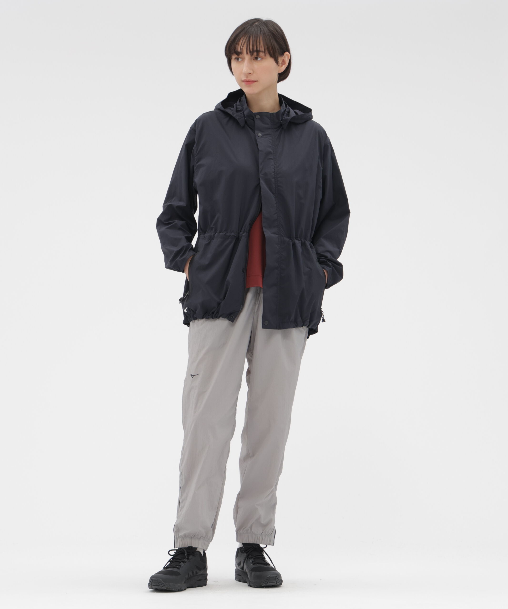  「RECYCLED LIGHTWEIGHT NYLON POPLIN TROUSERS」|その他|MID GREY2