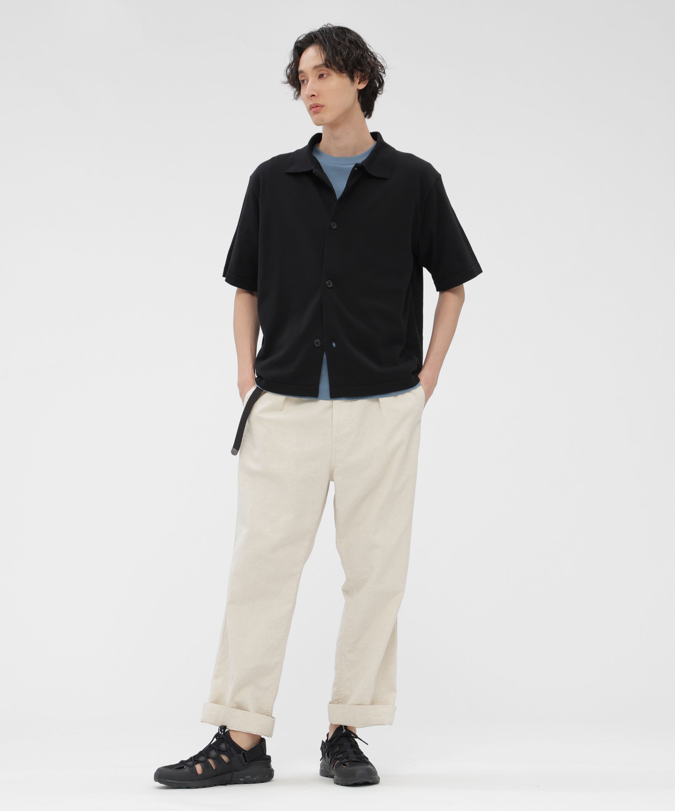 MARGARET HOWELL「FINE DENSE COTTON JERSEY TOP」|Tシャツ・カットソー|