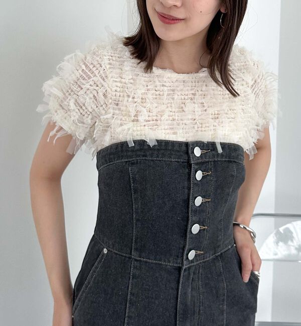 archives「リボンチュールコンパクトＴＯＰＳ」|Tシャツ・カットソー|