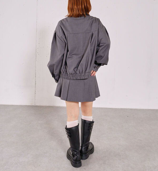 archives「２ｗａｙレザーカラーブルゾン」|テーラードジャケット|