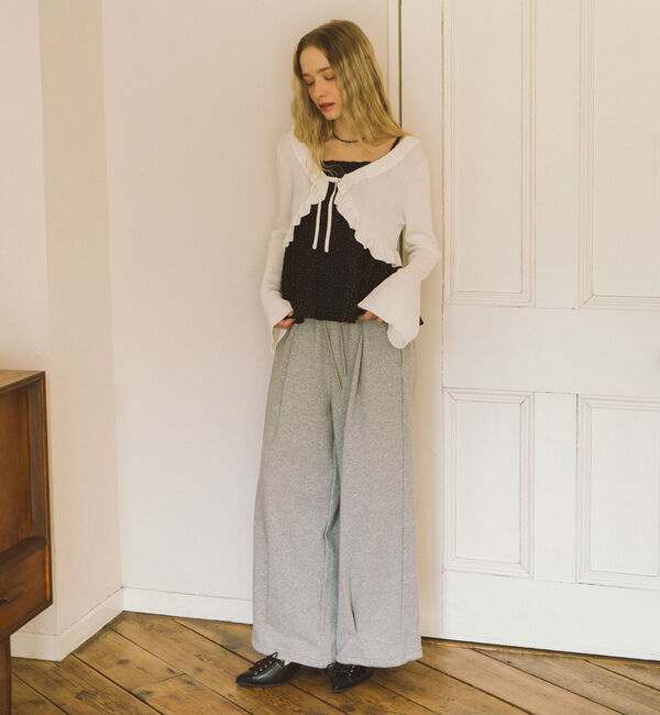 archives「フリルニットＣＤ&times;ドットキャミビスチェＳＥＴ」|カーディガン|