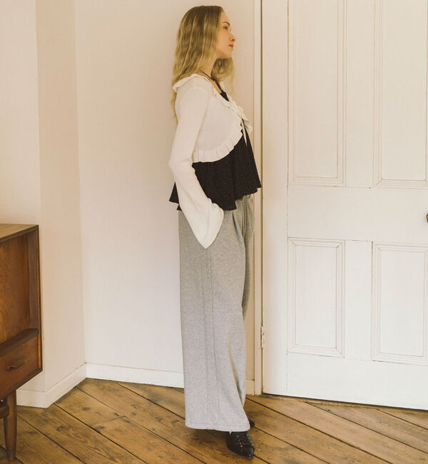 archives「フリルニットＣＤ&times;ドットキャミビスチェＳＥＴ」|カーディガン|