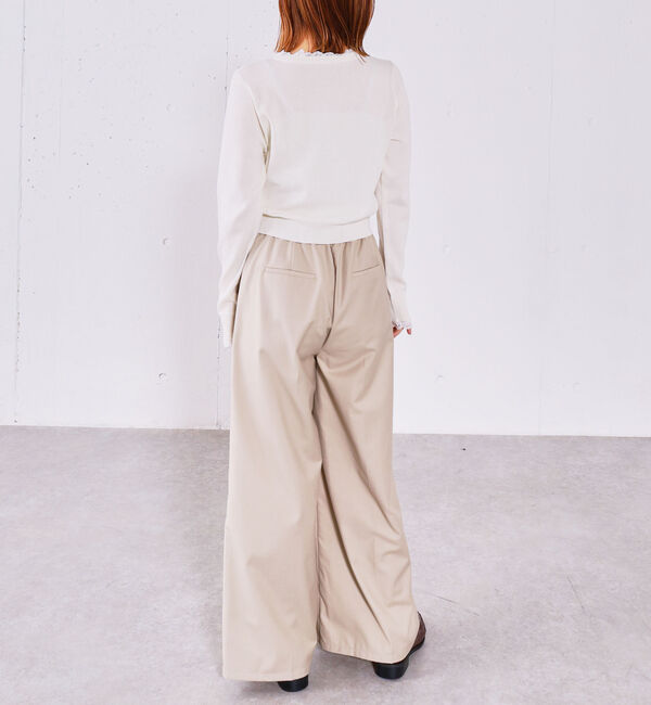 archives「レースレイヤードニットカーディガン」|カーディガン|