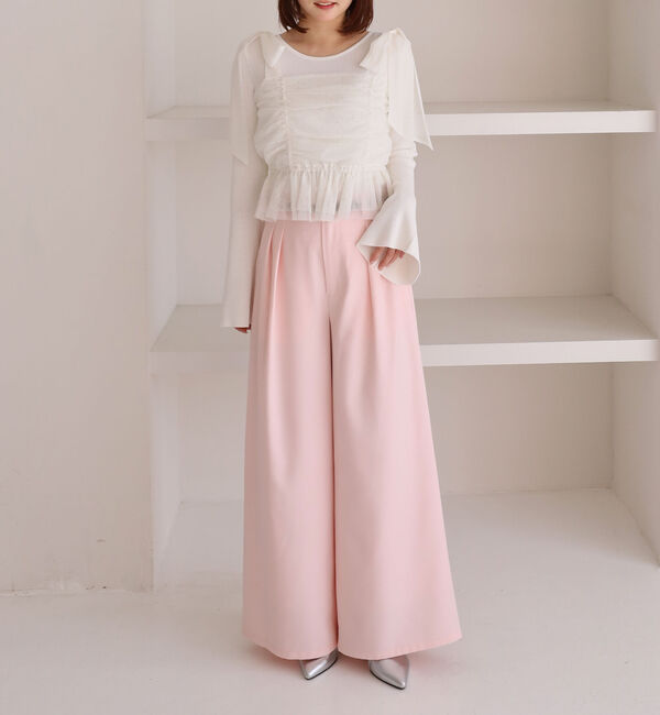 archives「ベルト付カラータックスラックス」|チノ|