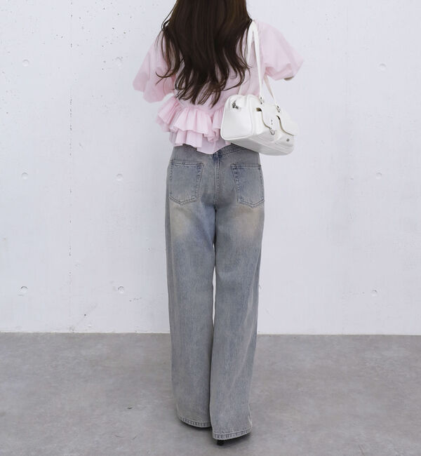 archives「ビジューストレートデニム」|デニム|