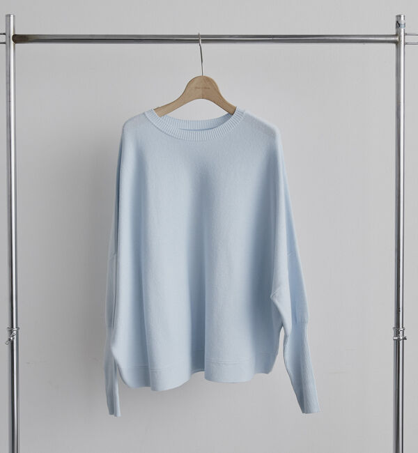 Doux archives「ロングリブドルマンプルオーバー」|ニット・セーター|