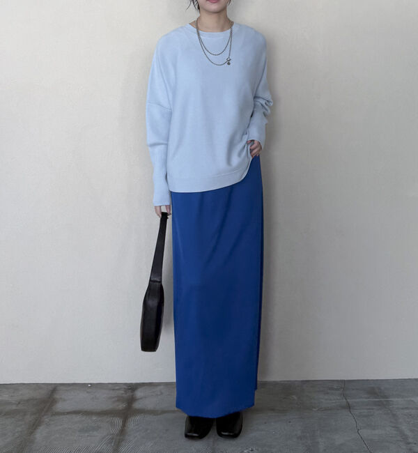 Doux archives「ロングリブドルマンプルオーバー」|ニット・セーター|