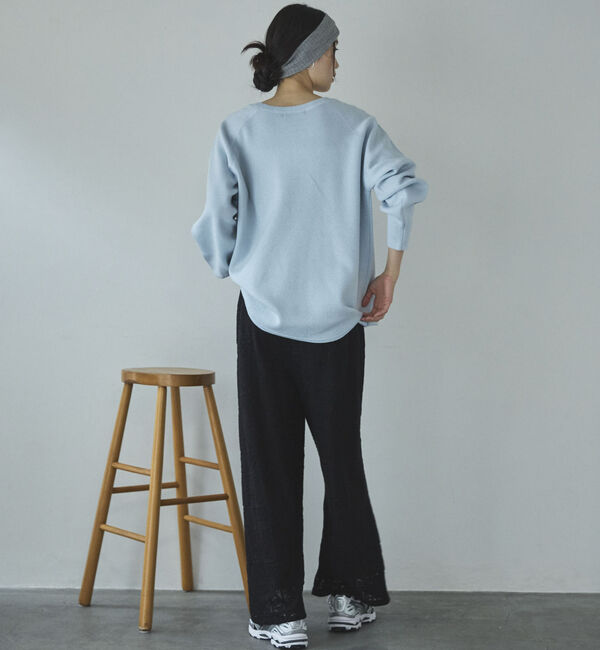 Doux archives「ラメ混スウェットライクニット」|ニット・セーター|