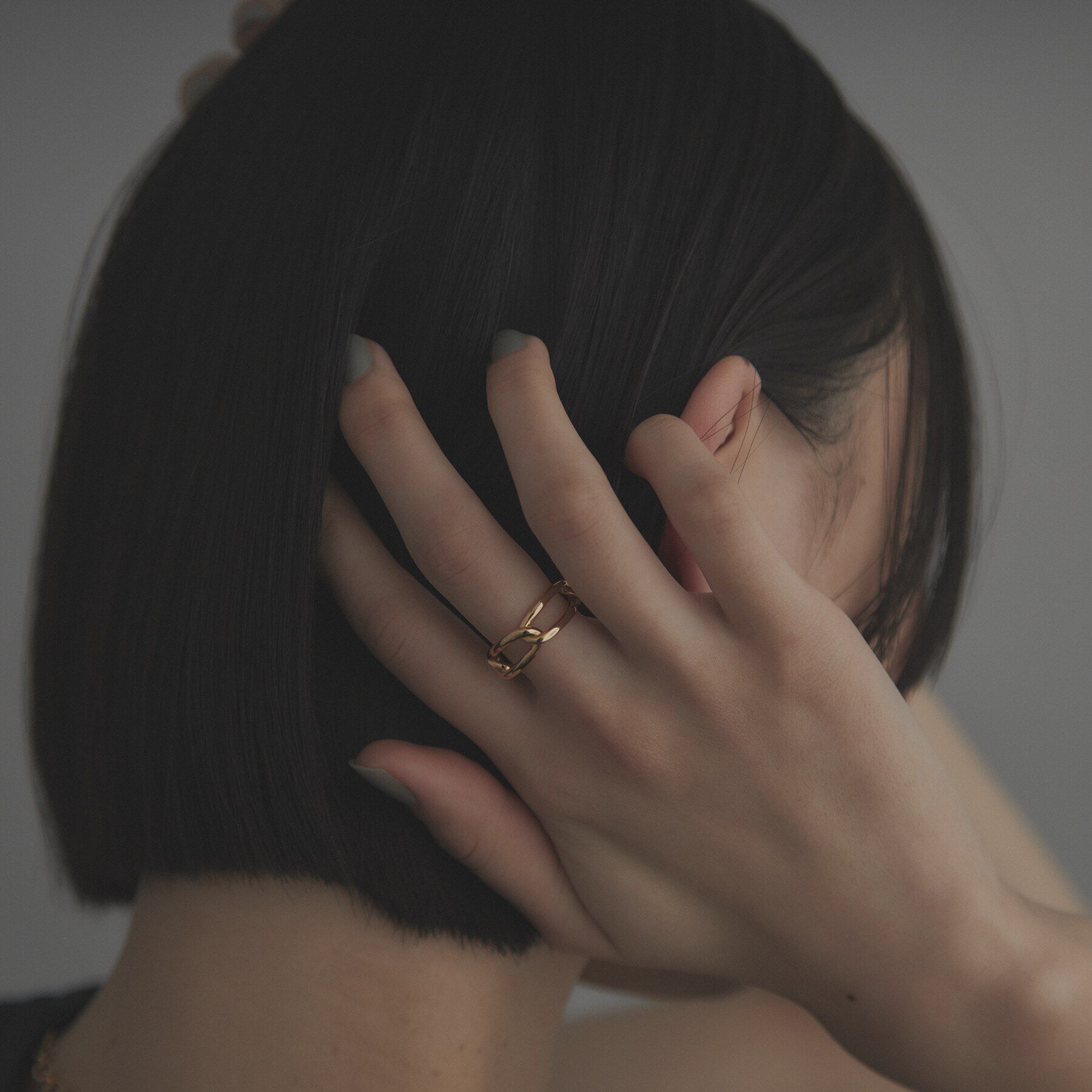 COCOSHNIK ONKITSCH「シルバー PCチェーンモチーフリング GP」|リング|