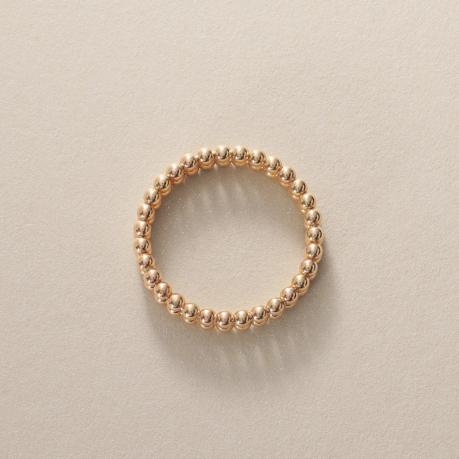 COCOSHNIK「K10プレーンボール2連 リング」|リング|