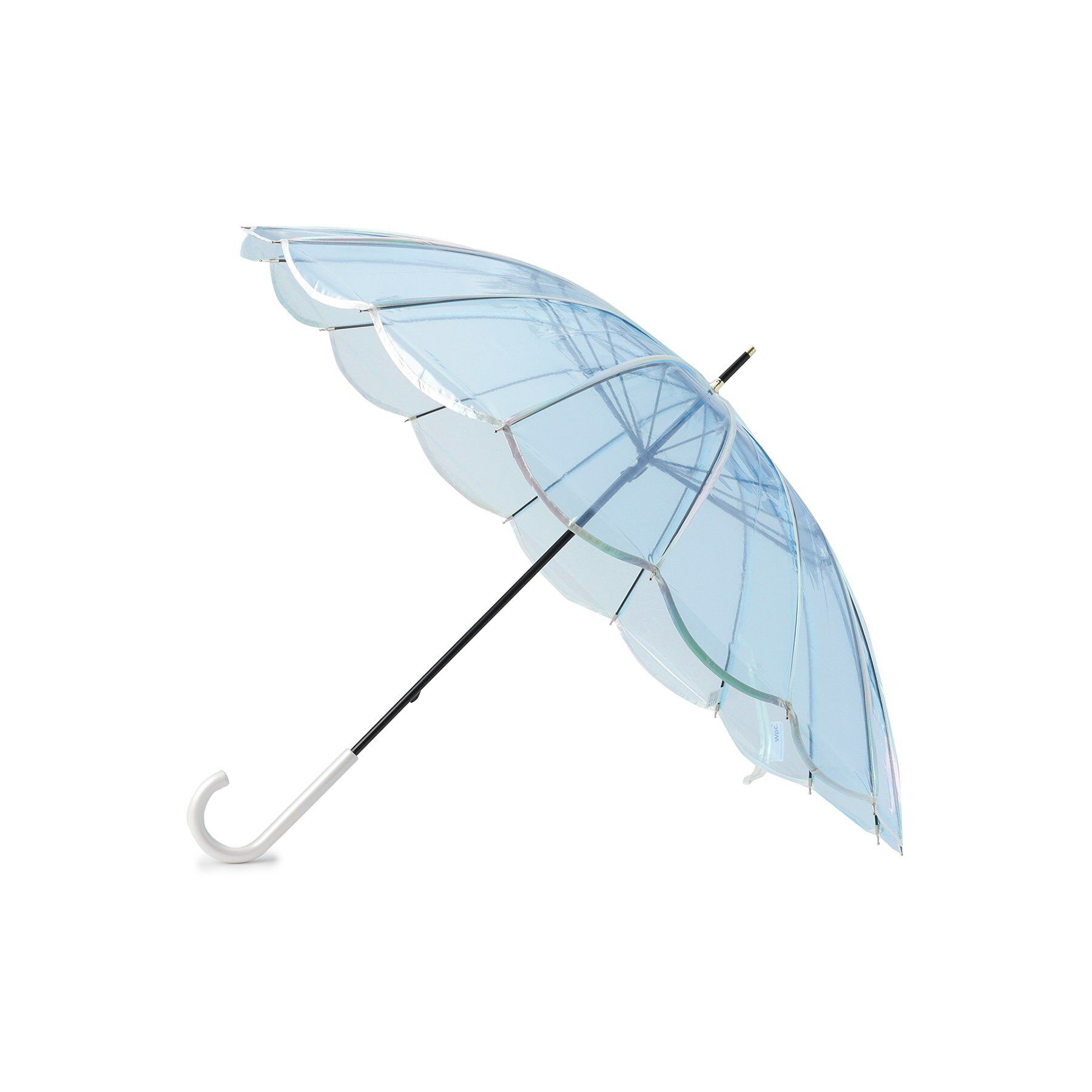 SHOO･LA･RUE「【雨傘/ビニール傘】【Wpc．】マーメイドアンブレラ」|傘|サックスブルー(09