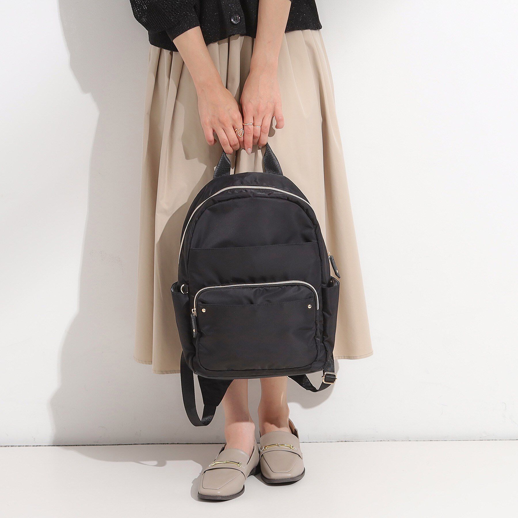 SHOO･LA･RUE「【撥水】整理整頓できちゃうリュック【低反発ショルダー】」|リュック|