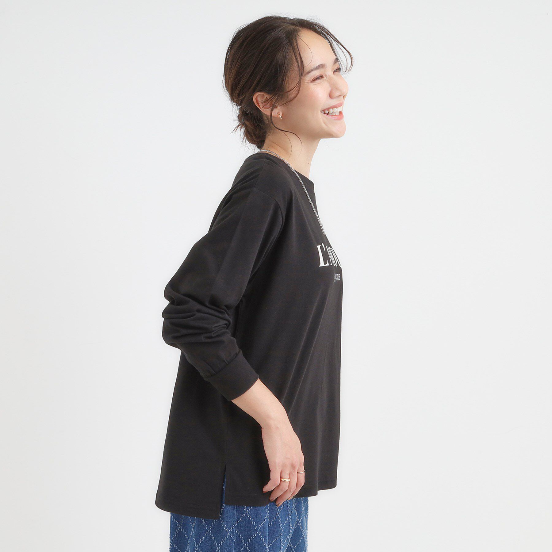 SHOO･LA･RUE「グラフィックアソート ベーシックロンT」|Tシャツ・カットソー|