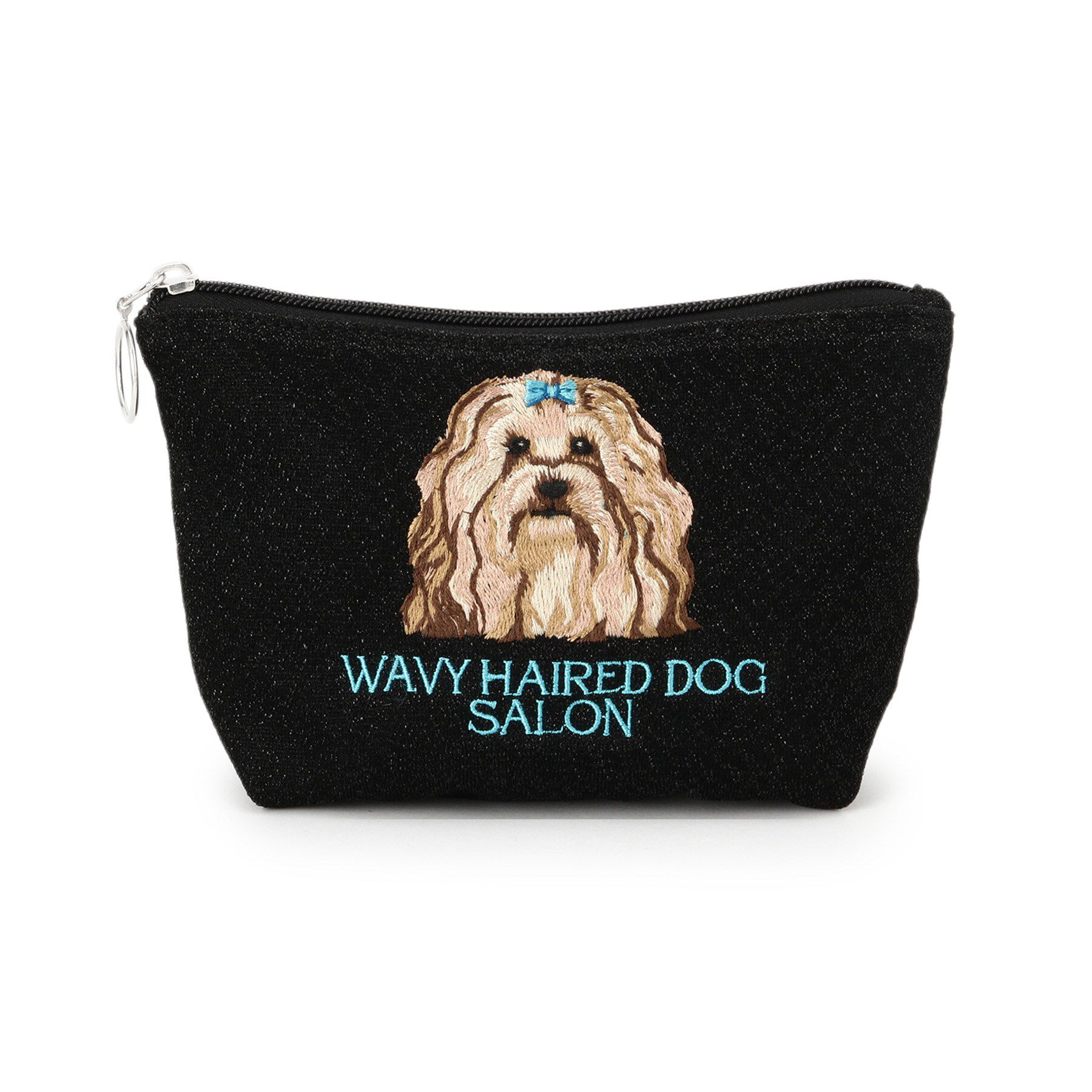 SHOO･LA･RUE「アニマルラメポーチ」|ポーチ|ブラック(019)