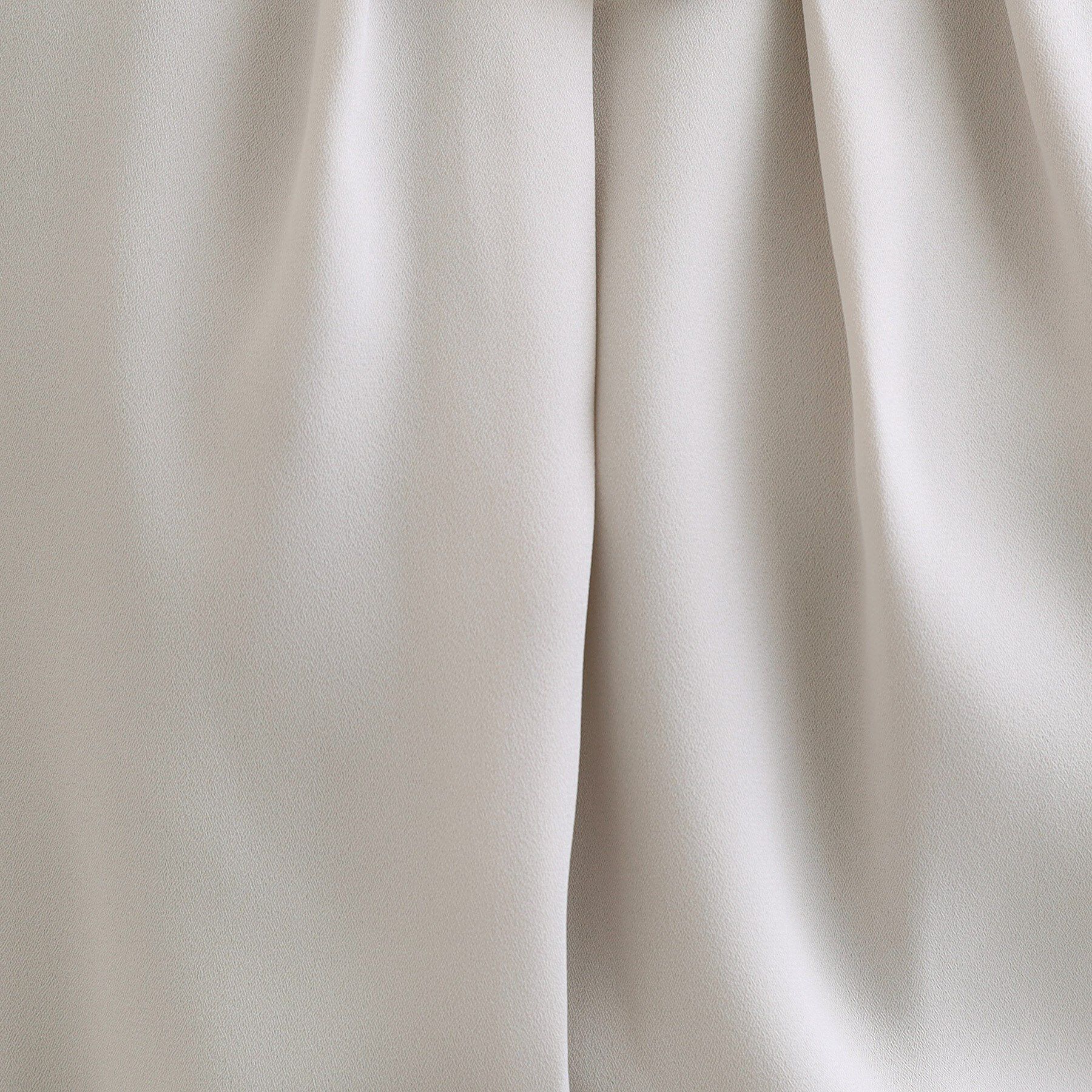 SHOO･LA･RUE「【洗濯機可/裏地つき】プチフリルで上品に クルーネックブラウス」|シャツ・ブラウス|