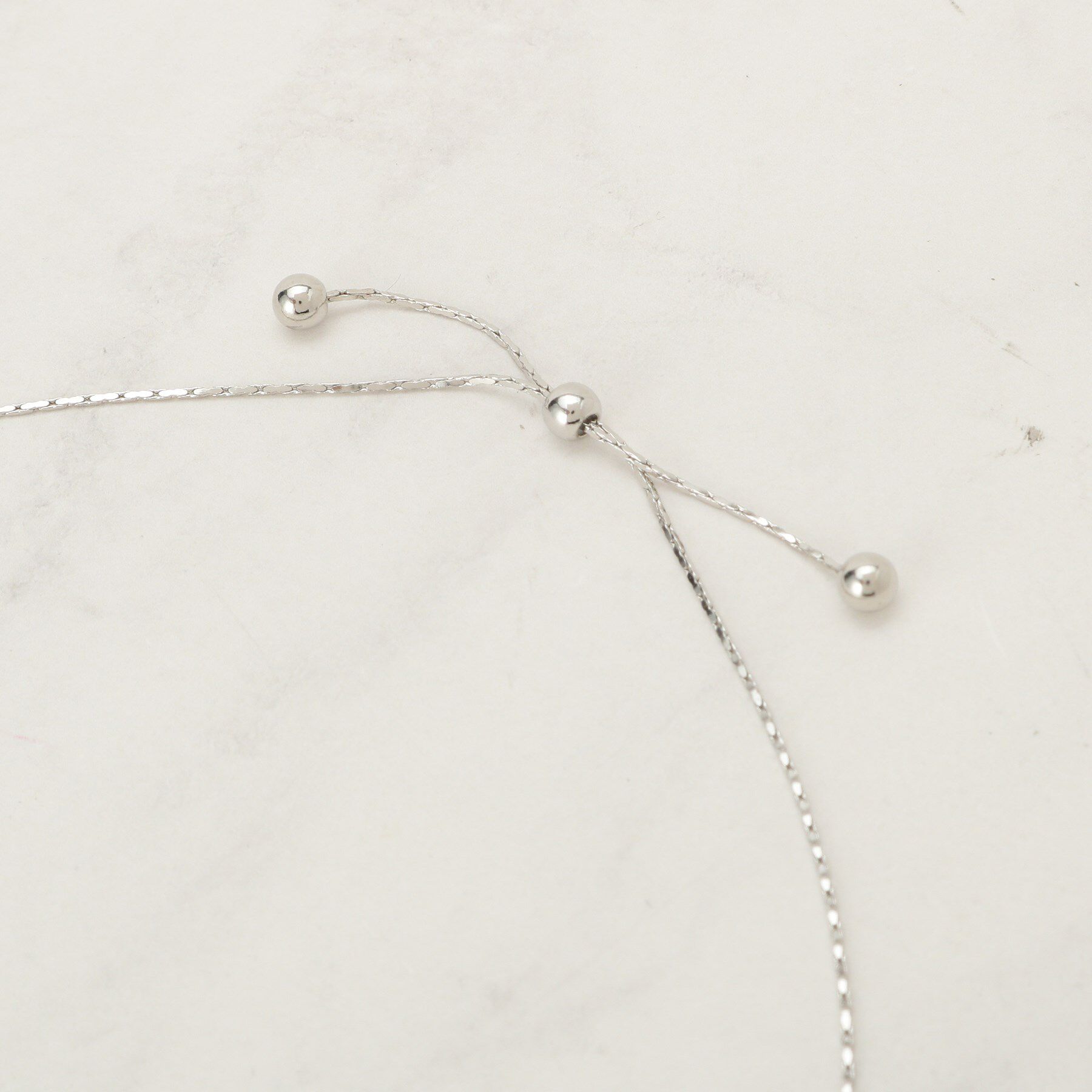 SHOO･LA･RUE「【セレモニー】きらびやかに ポイントパヴェ ショートネックレス」|ネックレス|