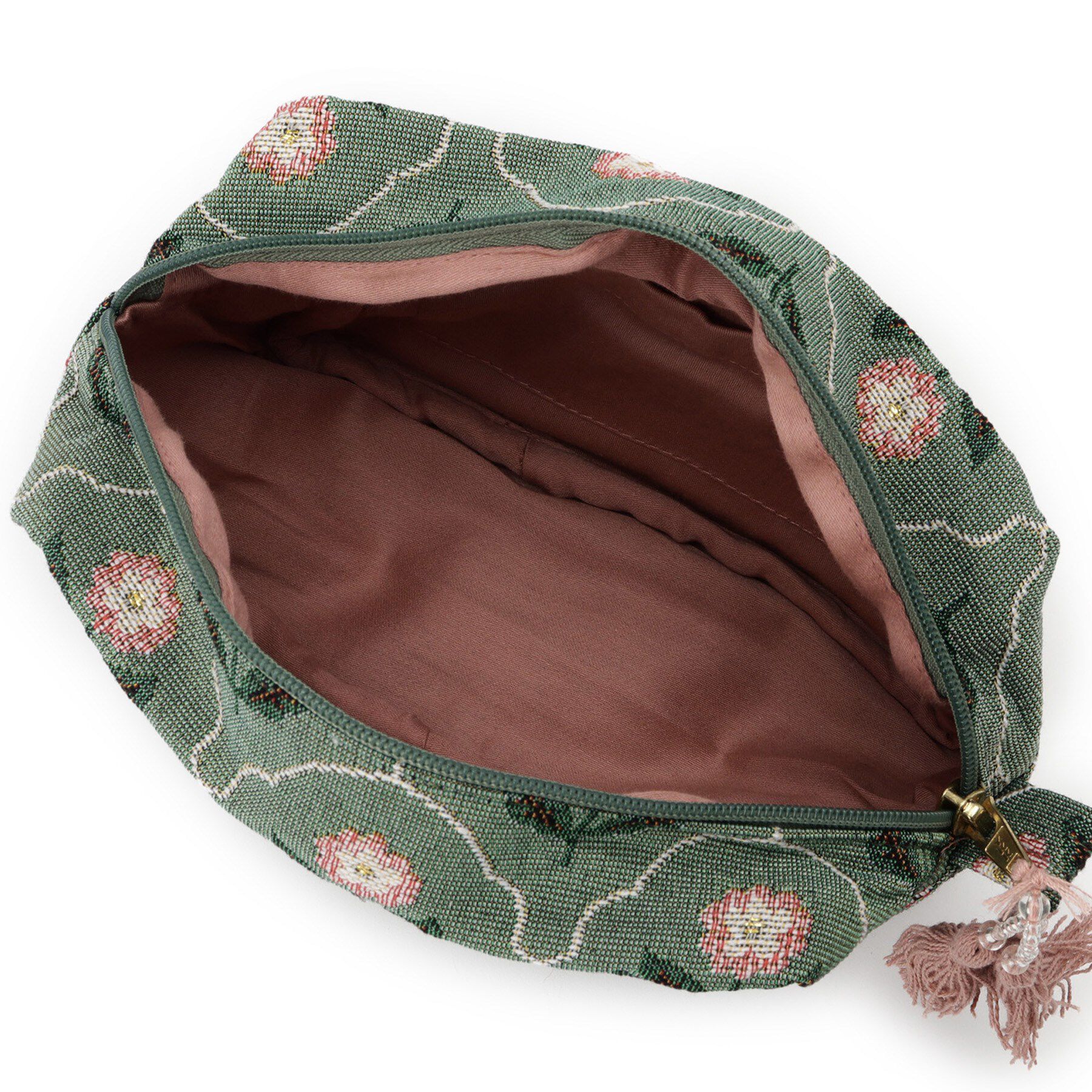 SHOO･LA･RUE「インド製ジャカードマチ付きポーチ」|ポーチ|