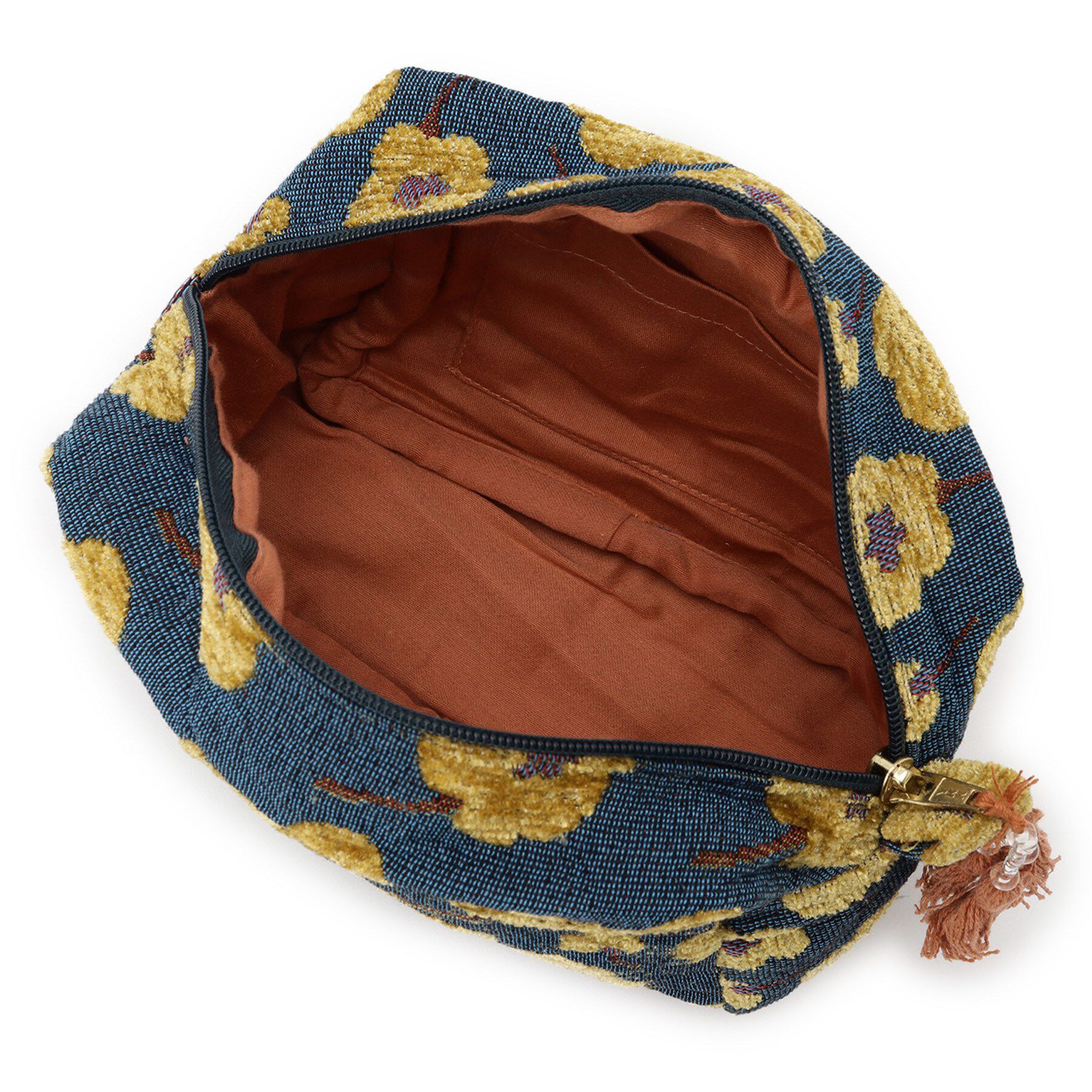 SHOO･LA･RUE「インド製ジャカードマチ付きポーチ」|ポーチ|