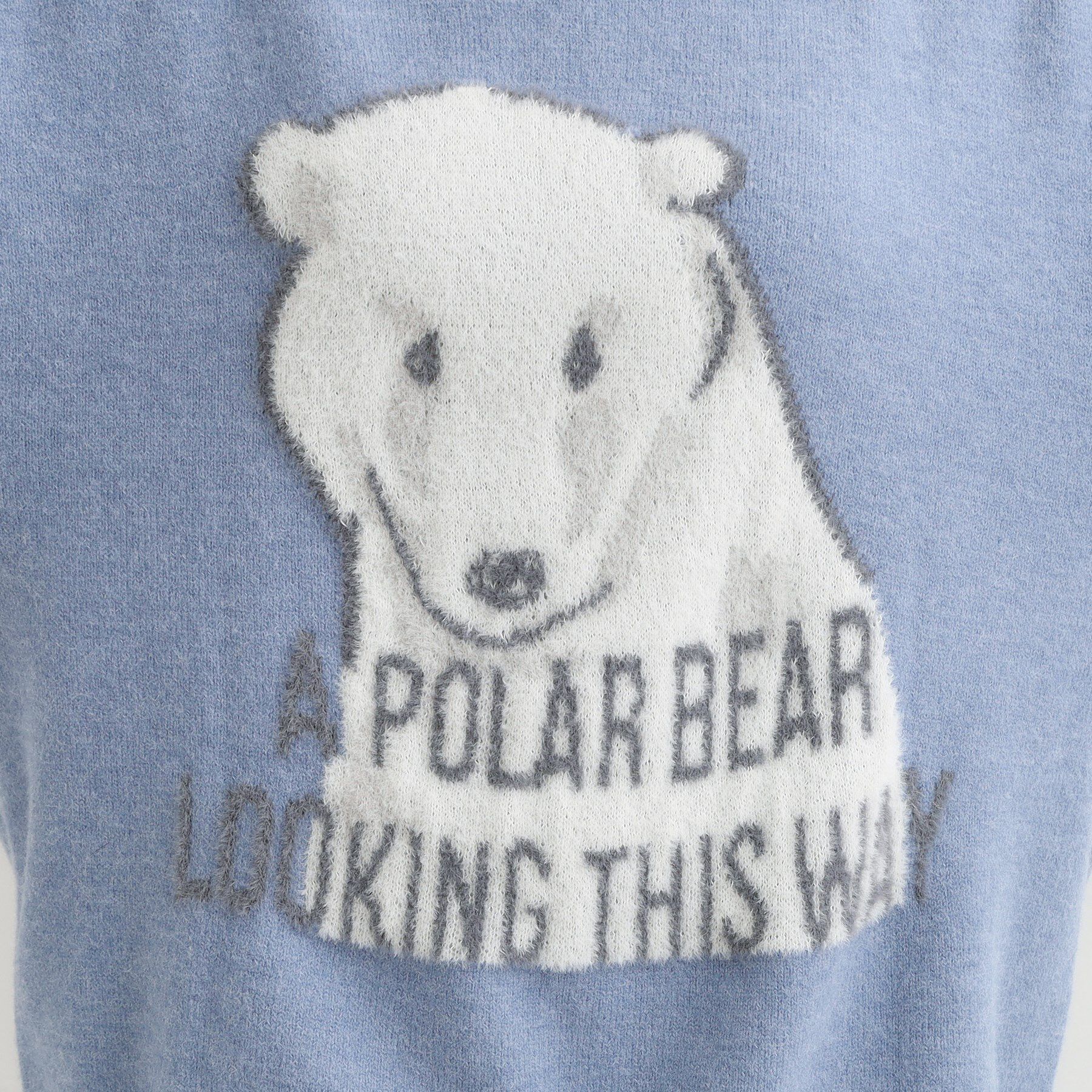 SHOO･LA･RUE「【旭山動物園応援商品】ゆるアニマル ふわふわジャカードニット」|ニット・セーター|