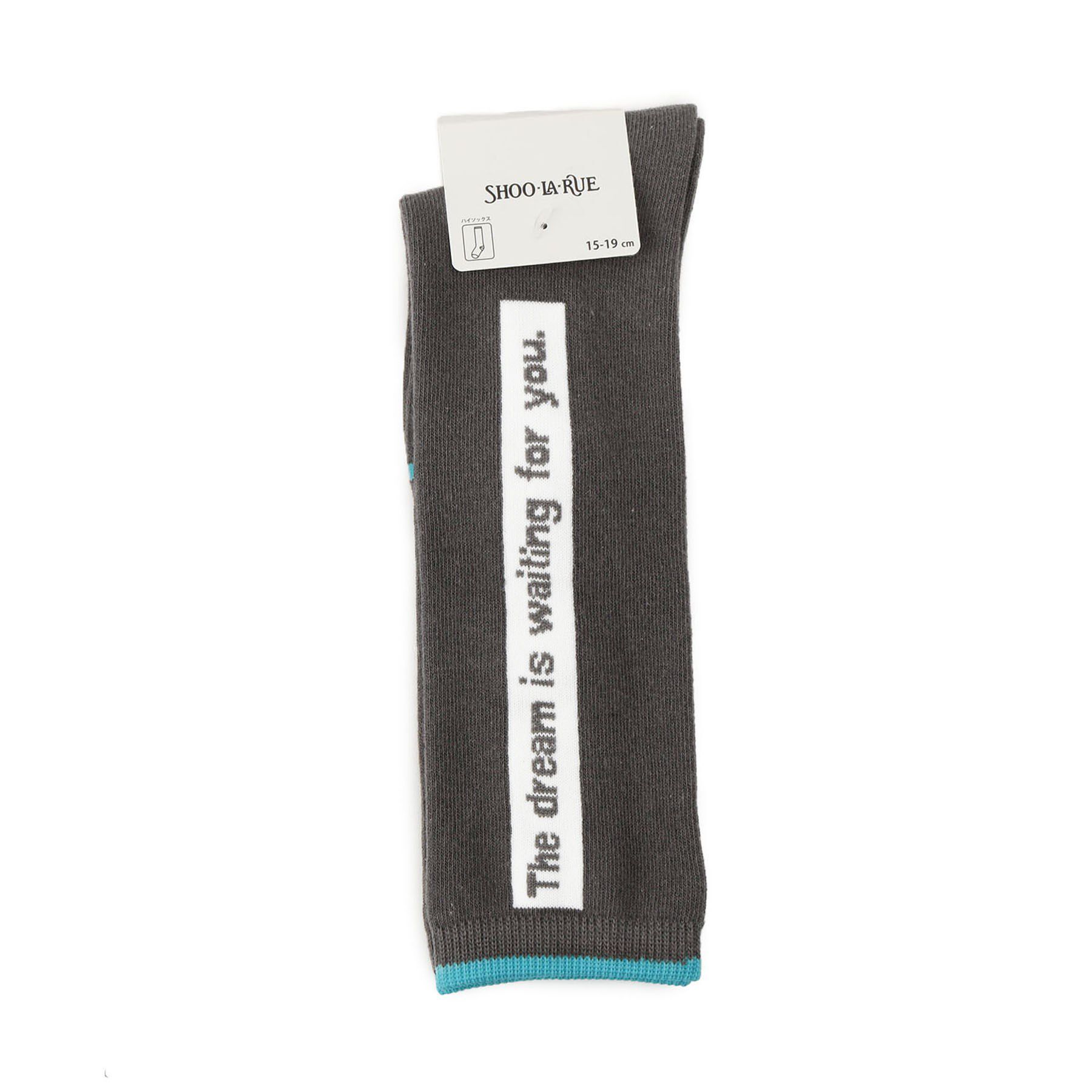 SHOO･LA･RUE「ボックスロゴハイソックス」|ソックス|