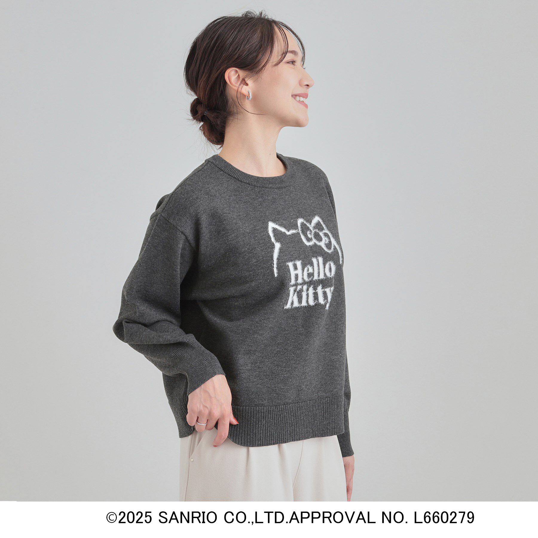 SHOO･LA･RUE「【HELLO KITTY コラボ】選べる6柄 スウェットライクニット」|ニット・セーター|