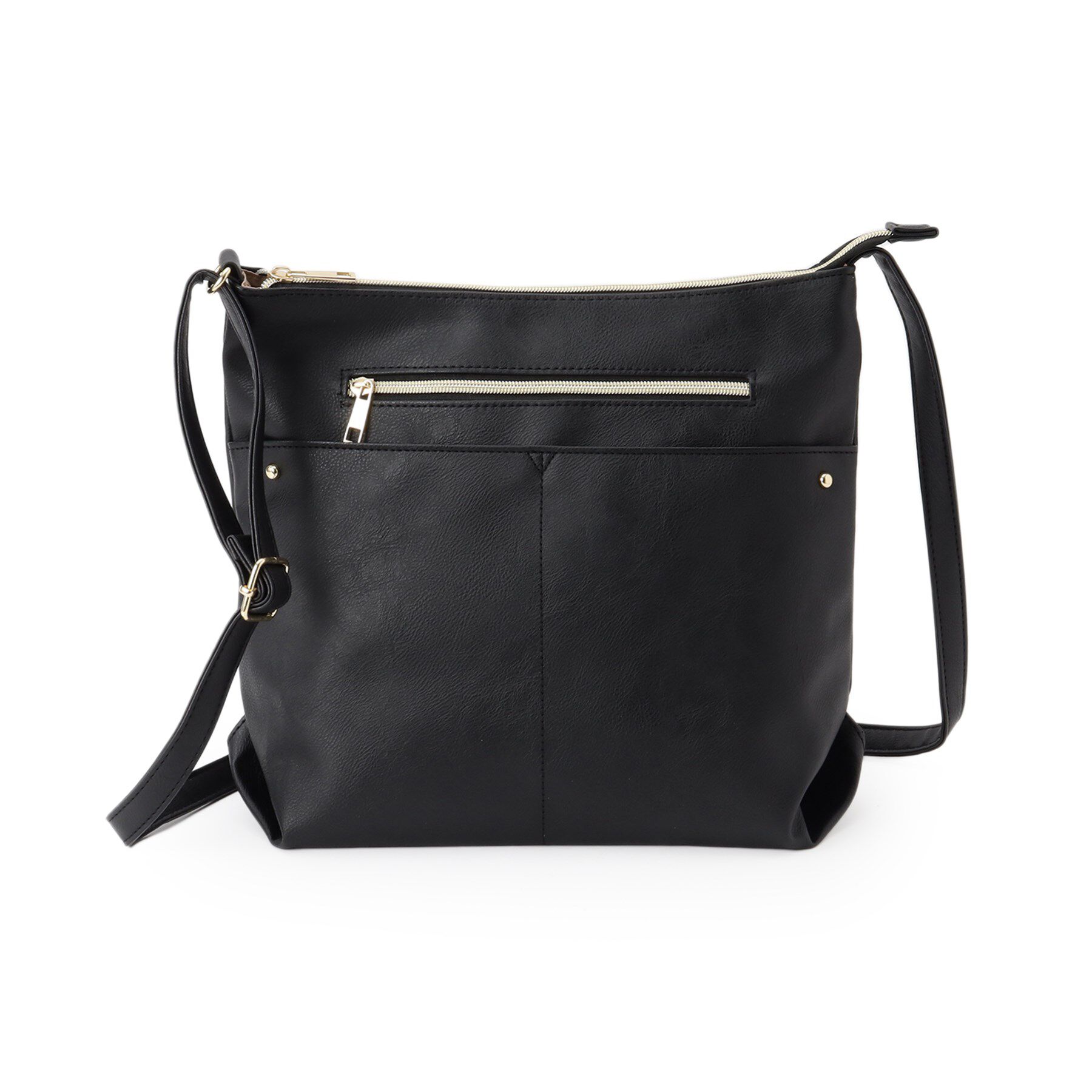 SHOO･LA･RUE「【選べる6色】フロントWポケットショルダーバッグ」|ショルダー・メッセンジャー|