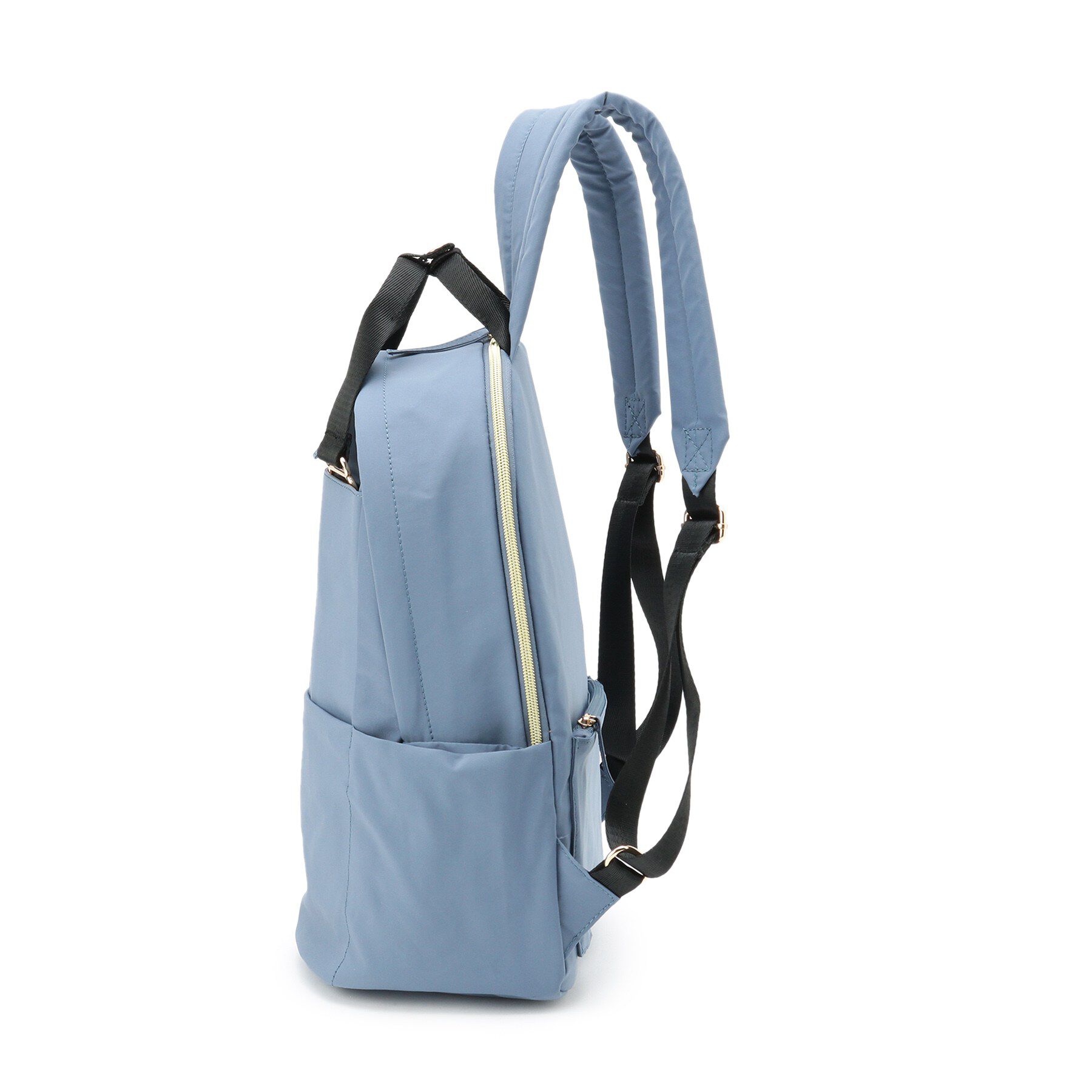 SHOO･LA･RUE「【撥水/9ポケット】コロンとしたフォルムが愛らしい キャリーオン ラウンドリュック」|リュック|