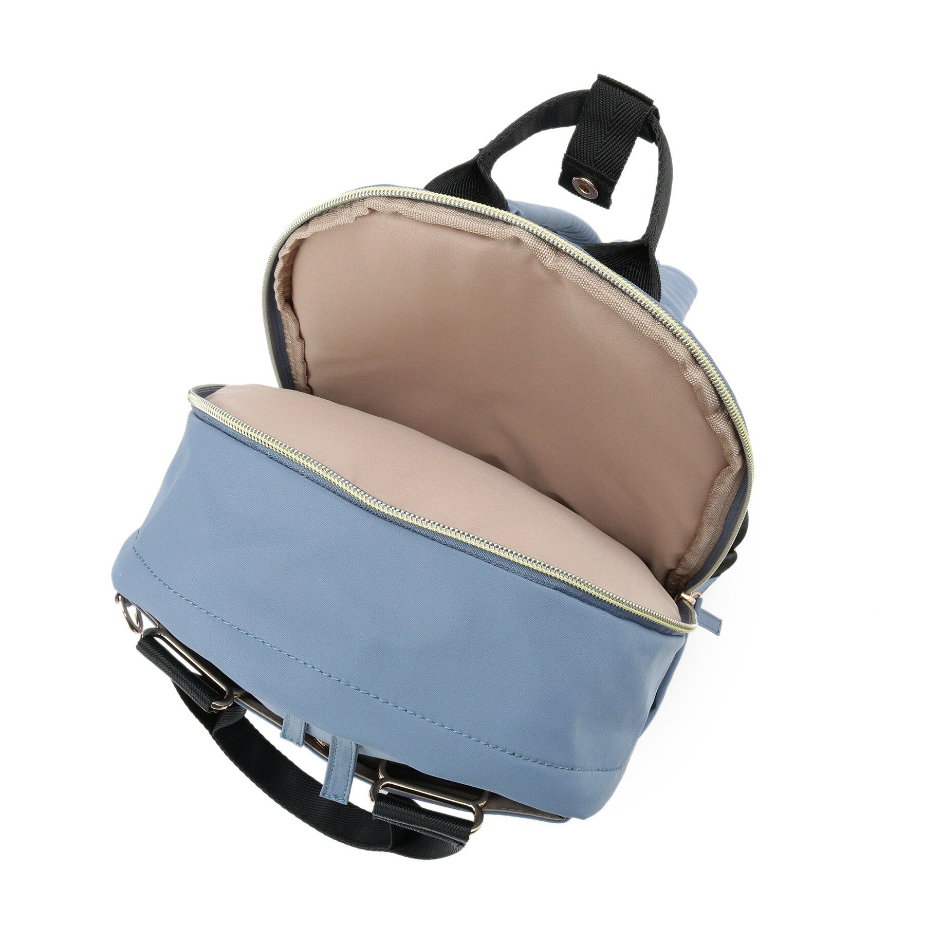 SHOO･LA･RUE「【撥水/9ポケット】コロンとしたフォルムが愛らしい キャリーオン ラウンドリュック」|リュック|