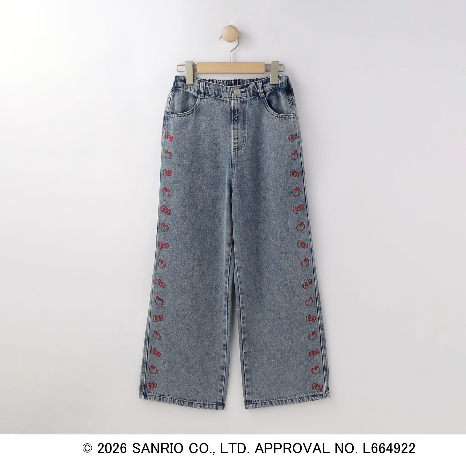 SHOO･LA･RUE「【サンリオキャラクターズ】ハローキティ刺繍デニム」|その他|