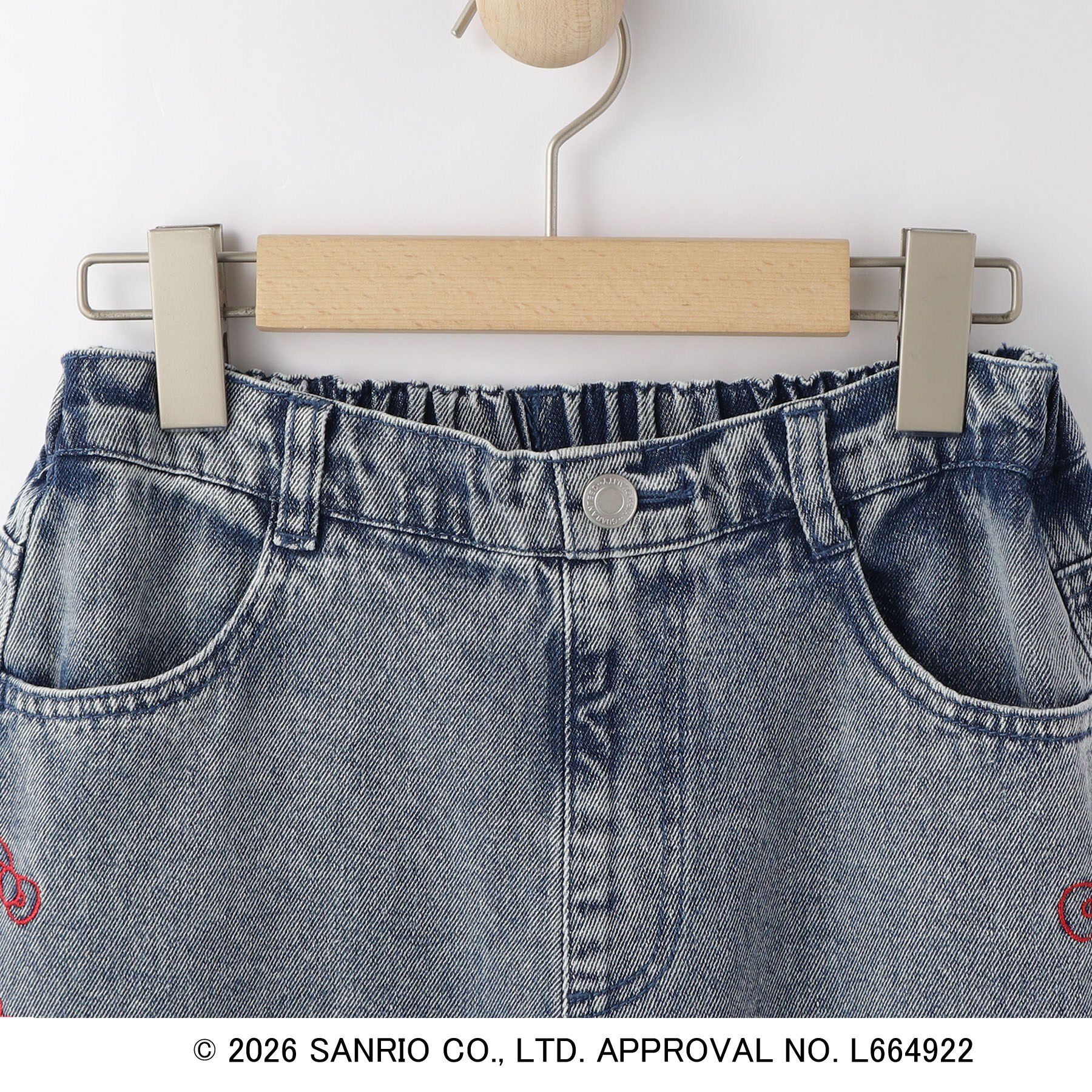 SHOO･LA･RUE「【サンリオキャラクターズ】ハローキティ刺繍デニム」|その他|