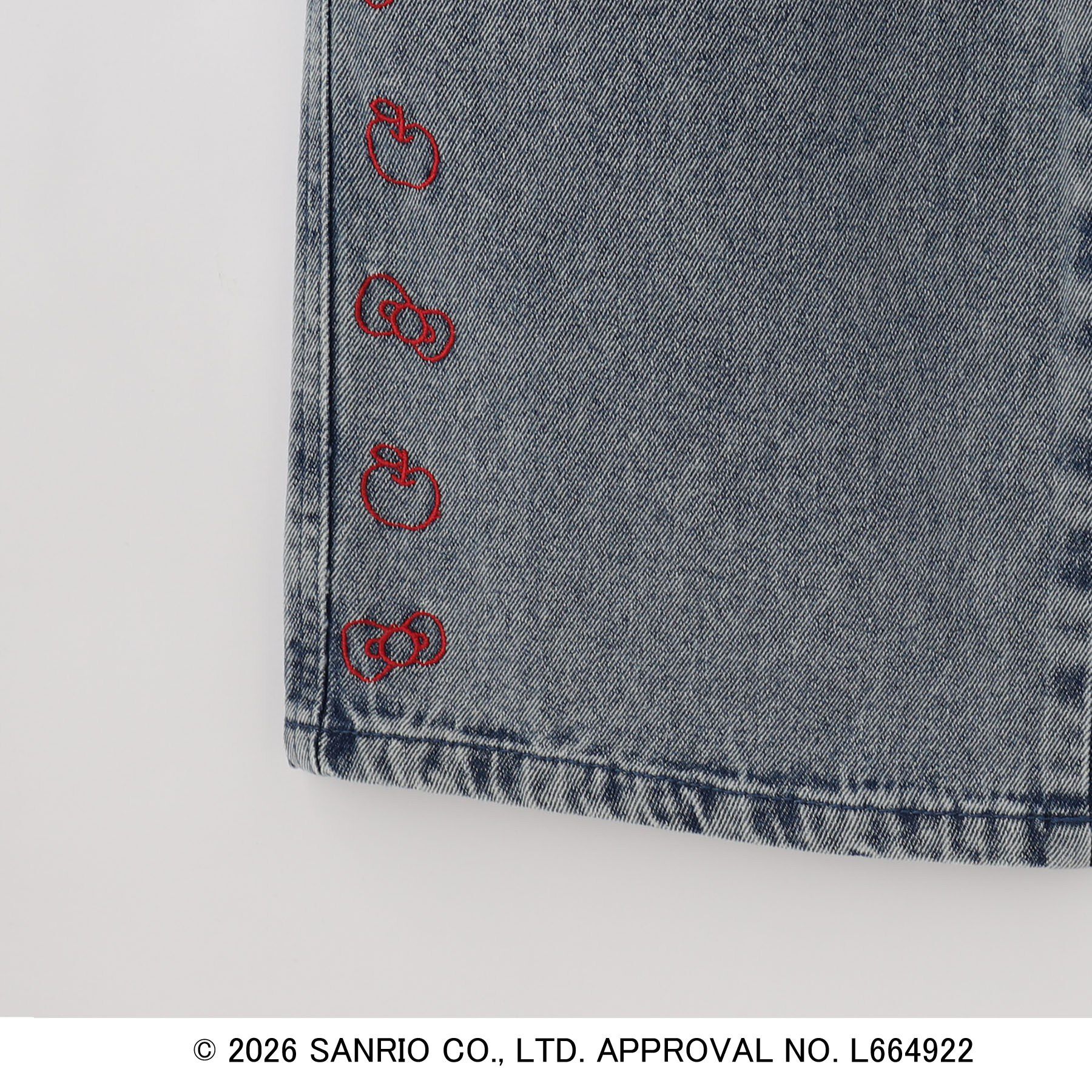 SHOO･LA･RUE「【サンリオキャラクターズ】ハローキティ刺繍デニム」|その他|