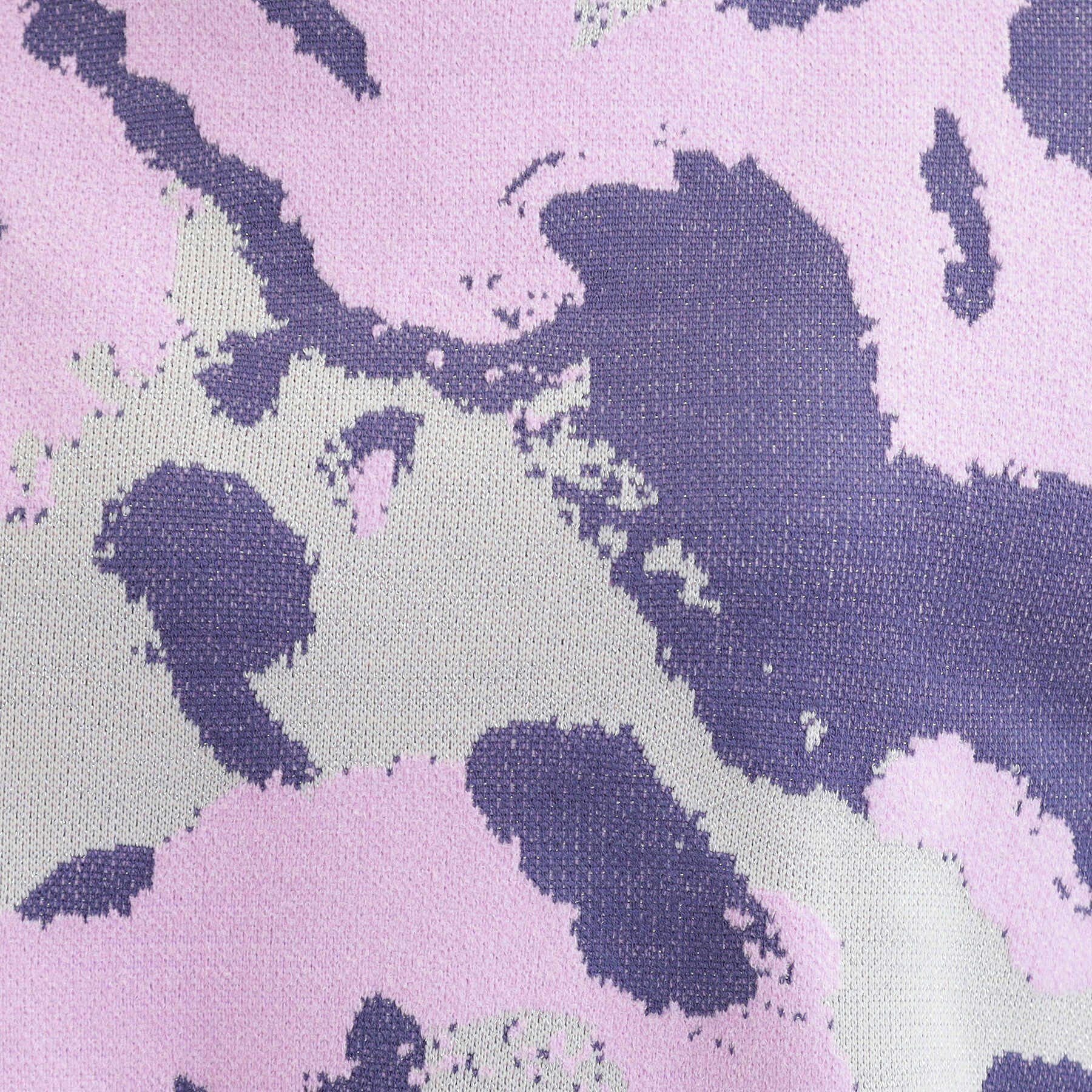 SHOO･LA･RUE「【洗濯機可/S-LL】1枚で華やかに ラメ入りニュアンス柄ニット」|ニット・セーター|