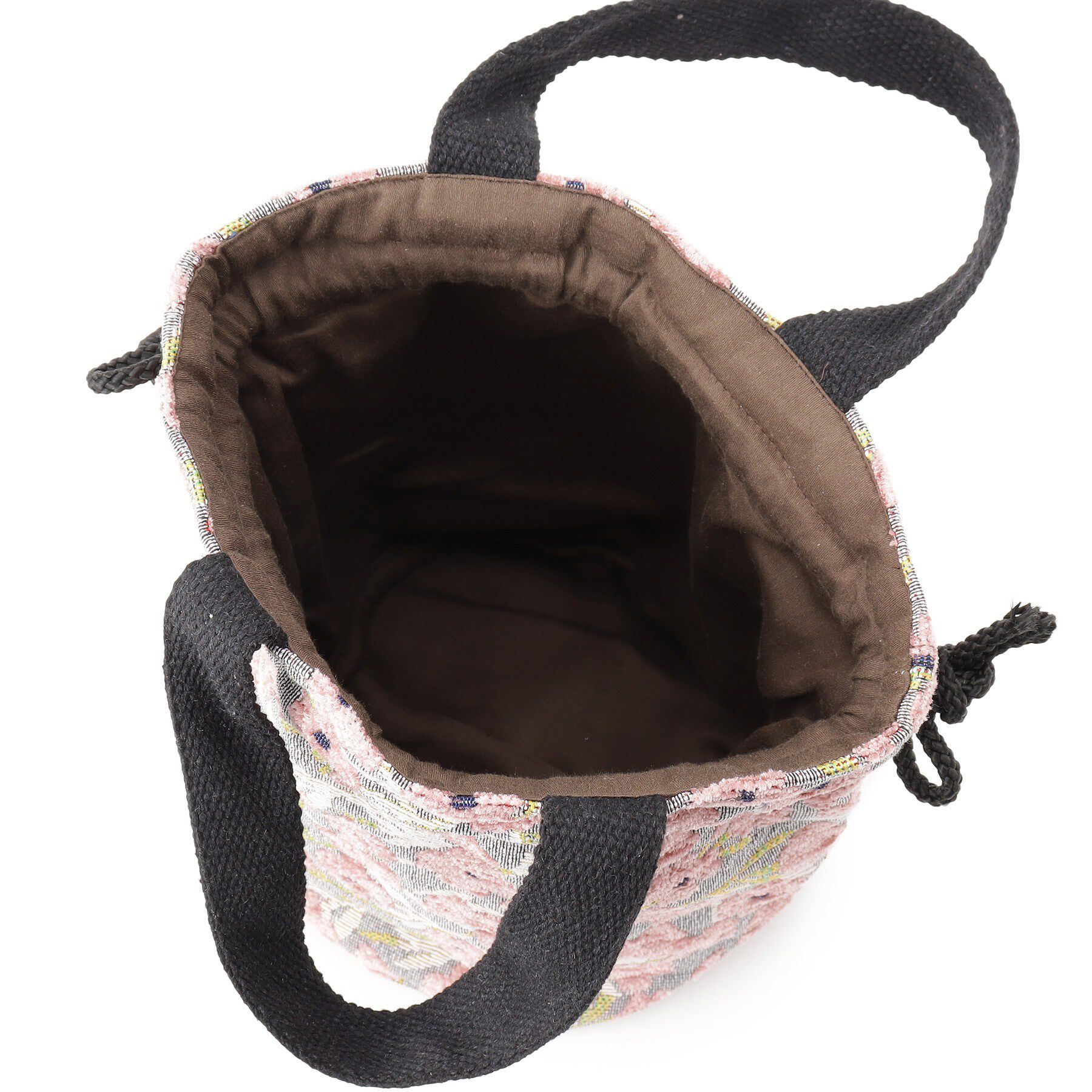 SHOO･LA･RUE「【インド製】ジャカード巾着バッグ」|トートバッグ|