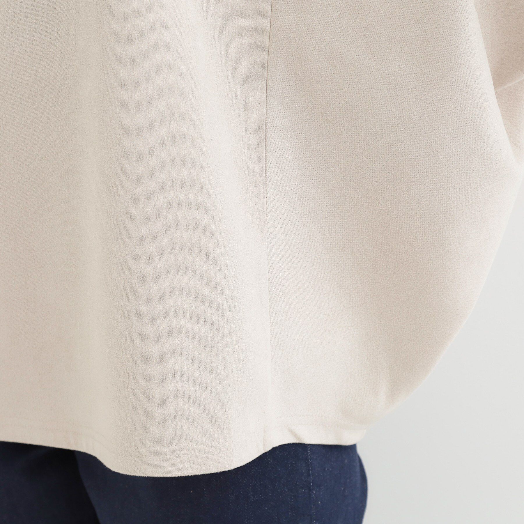 SHOO･LA･RUE「【体型カバー/2点セット】ポンチョ風 スエードライクトップス+ロンT」|その他|