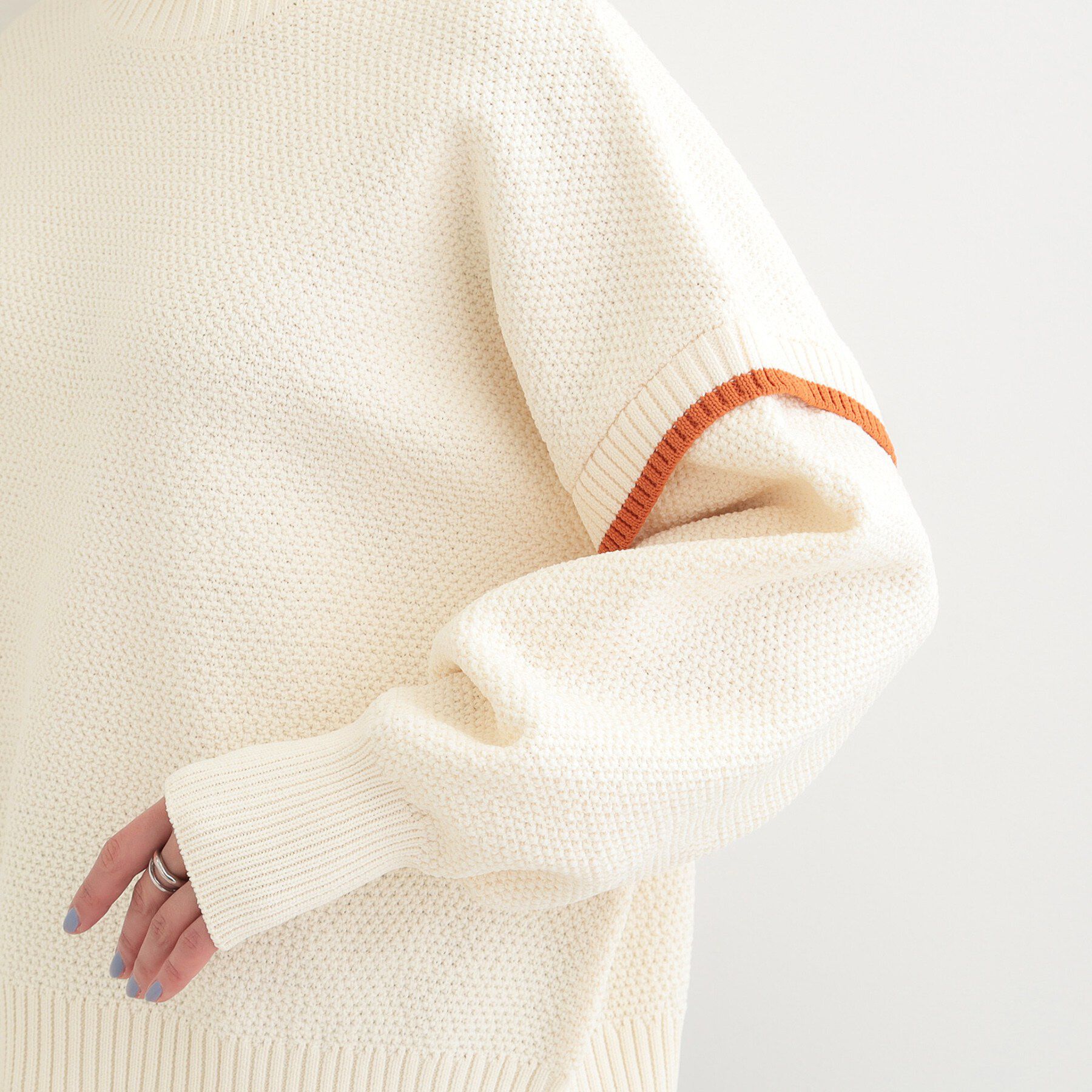 SHOO･LA･RUE「【前後2WAY】配色パイピングニット」|ニット・セーター|