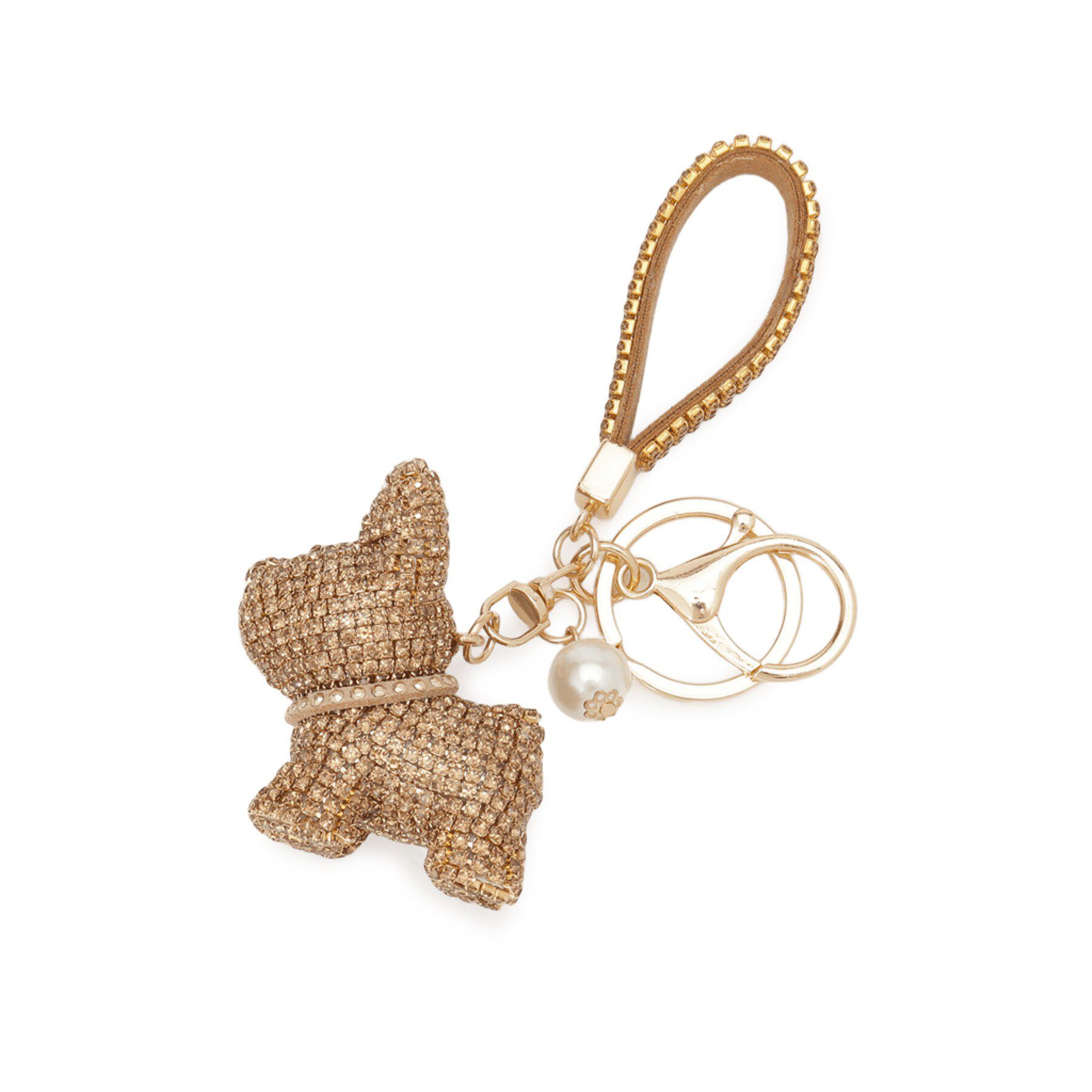 SHOO･LA･RUE「キラキラ犬チャーム」|キーケース|