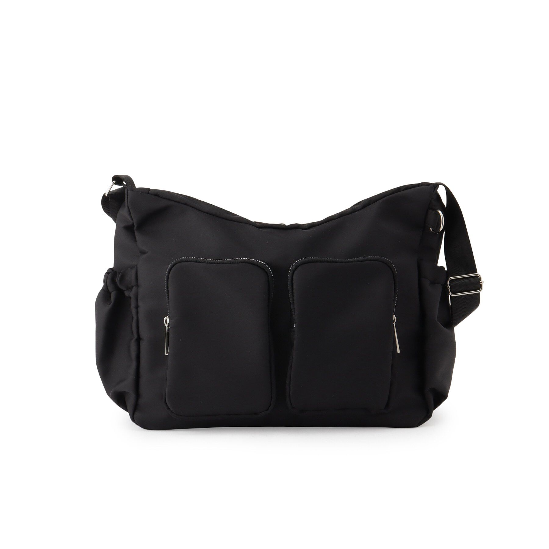 SHOO･LA･RUE「【撥水】ダブルポケットショルダーバッグ」|ショルダー・メッセンジャー|