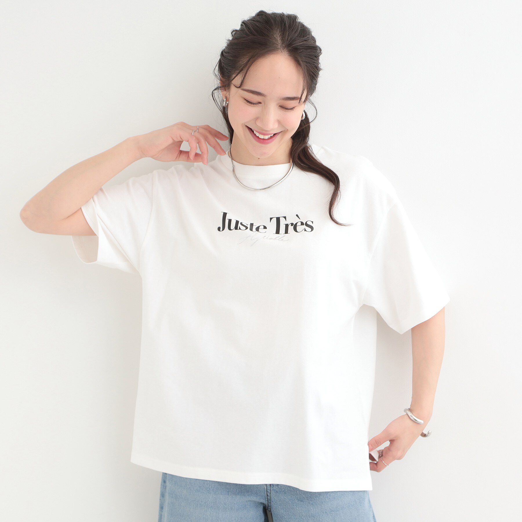 SHOO･LA･RUE「【綿100％/S-LL/プチプラ】選べる3柄 プリントアソートTシャツ」|Tシャツ・カットソー|