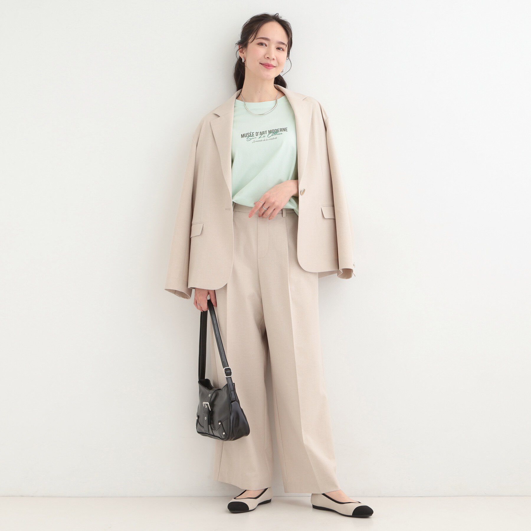 SHOO･LA･RUE「【綿100％/S-LL/プチプラ】選べる3柄 プリントアソートTシャツ」|Tシャツ・カットソー|