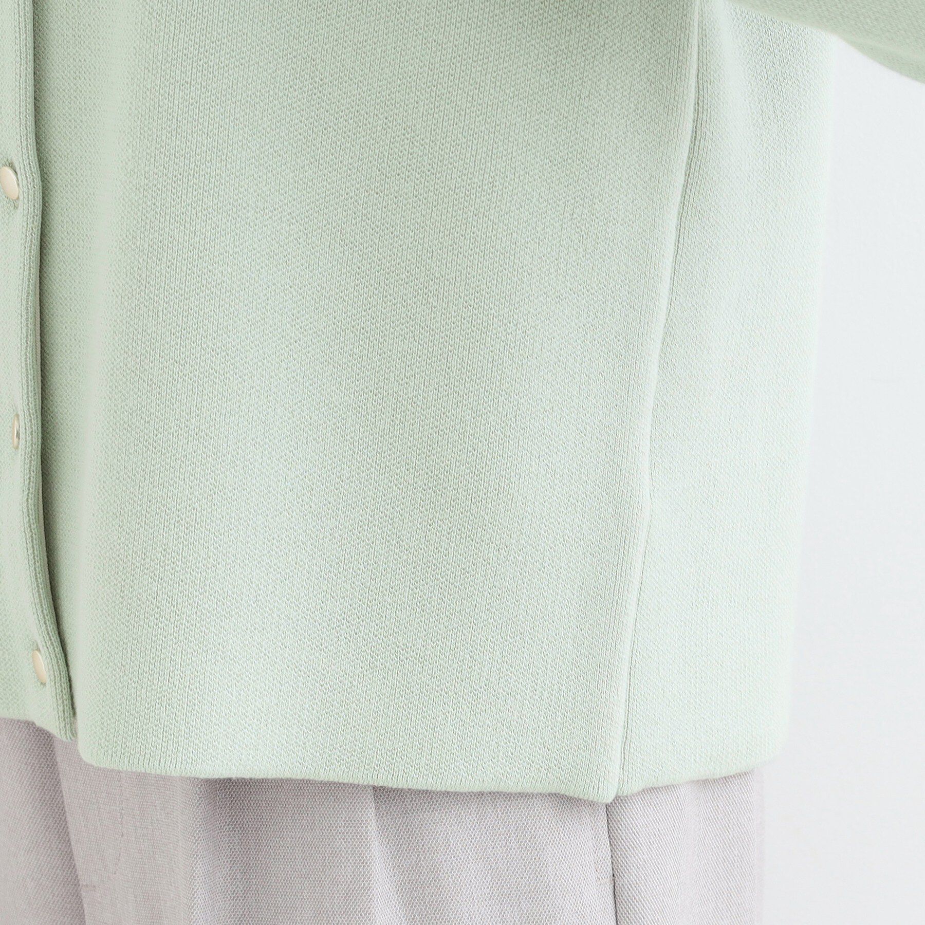 SHOO･LA･RUE「【洗濯機可/S-LL】品良くきまる 配色カーディガン」|カーディガン|