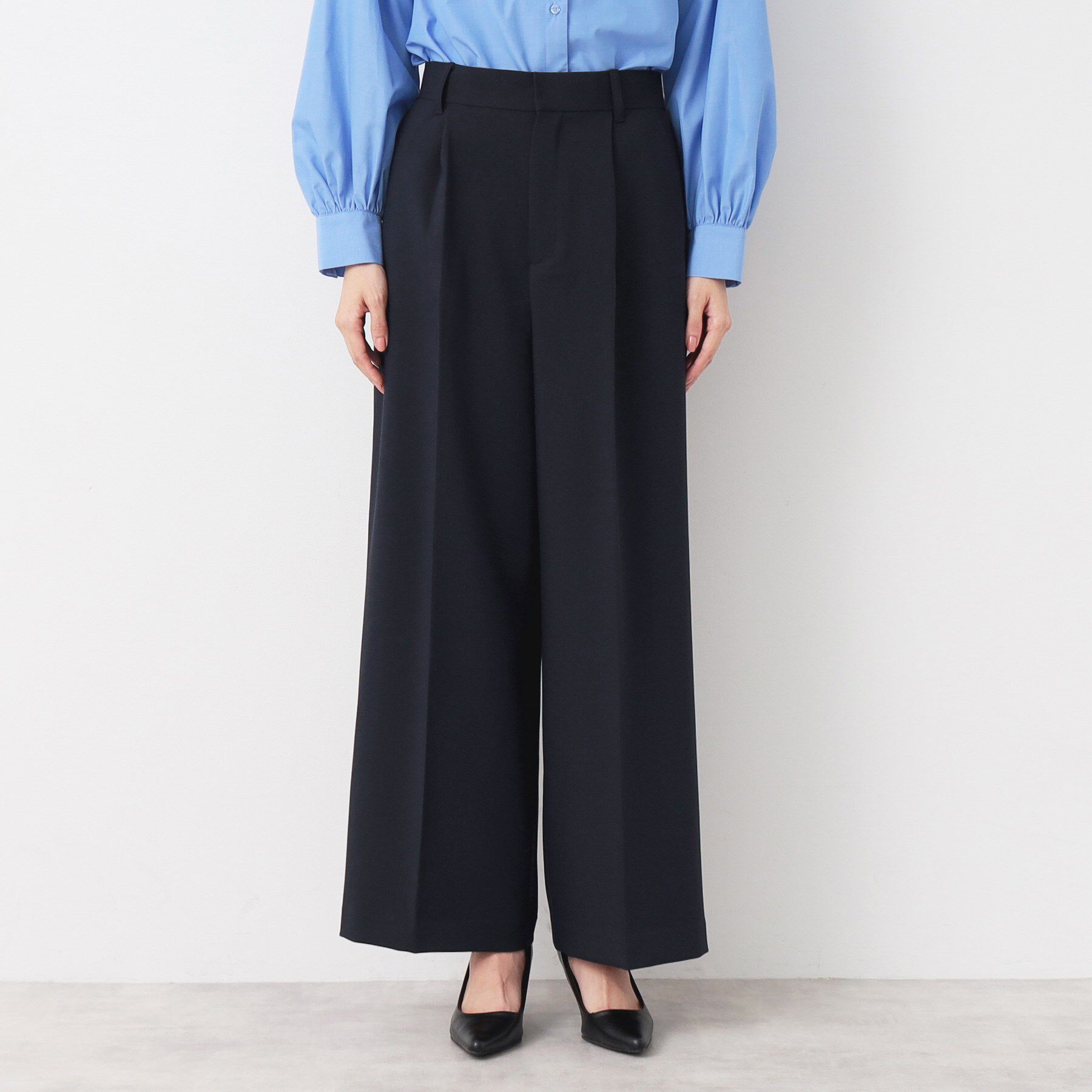 Dessin「【入卒/セレモニー/セットアップ可能/洗える】ワンタックワイドパンツ」|その他|