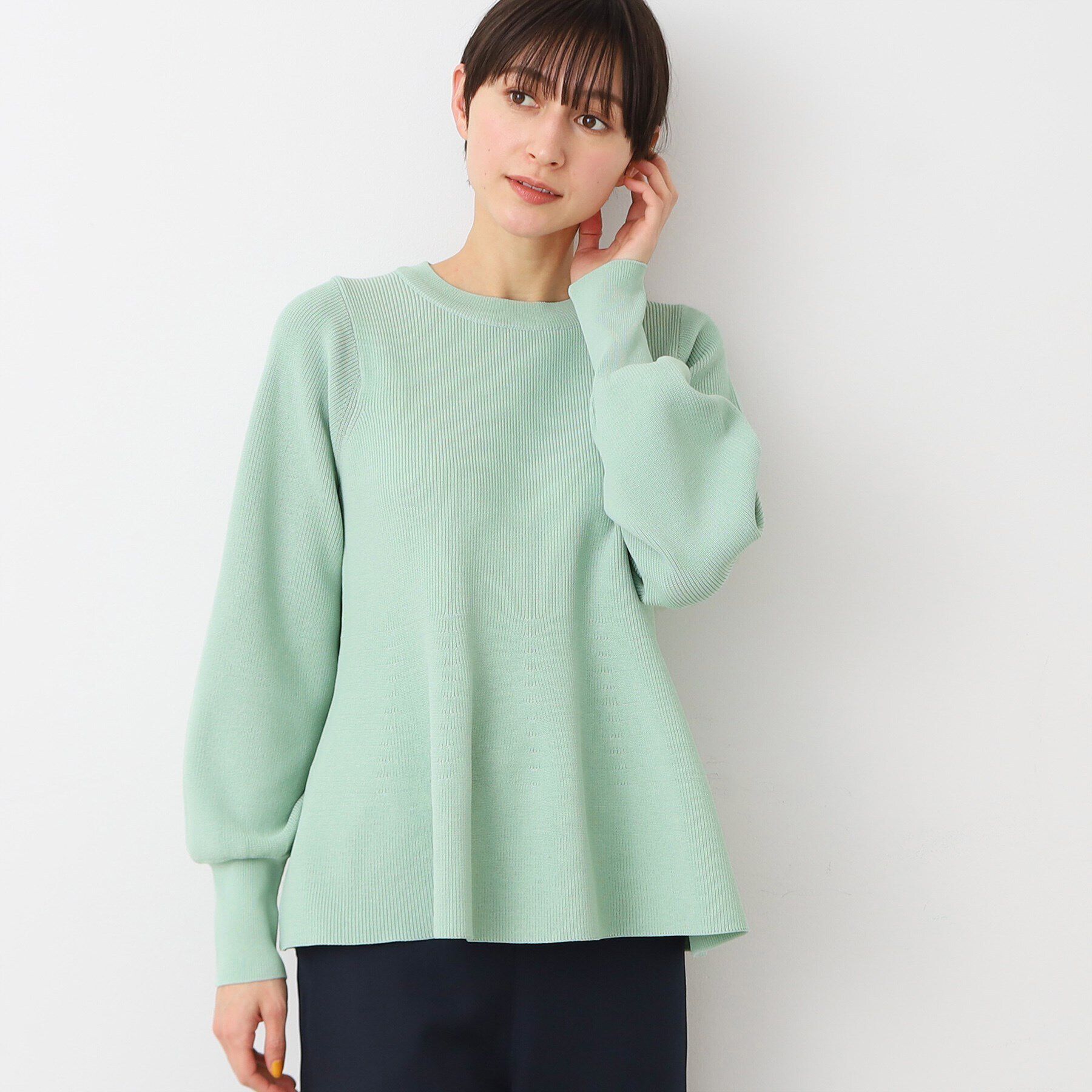 Dessin「【洗える】ペプラムニット」|ニット・セーター|