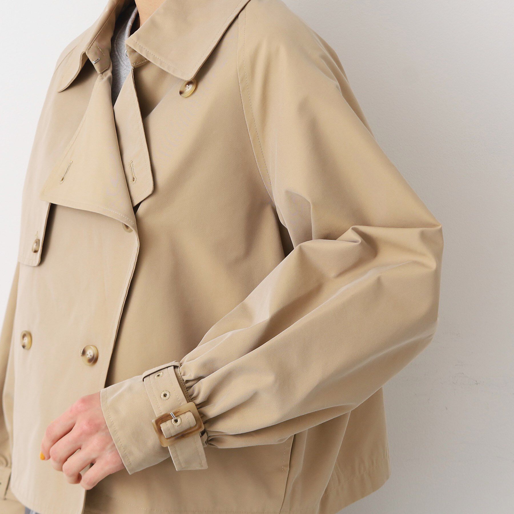 Dessin「【洗える】ショートトレンチジャケット」|テーラードジャケット|