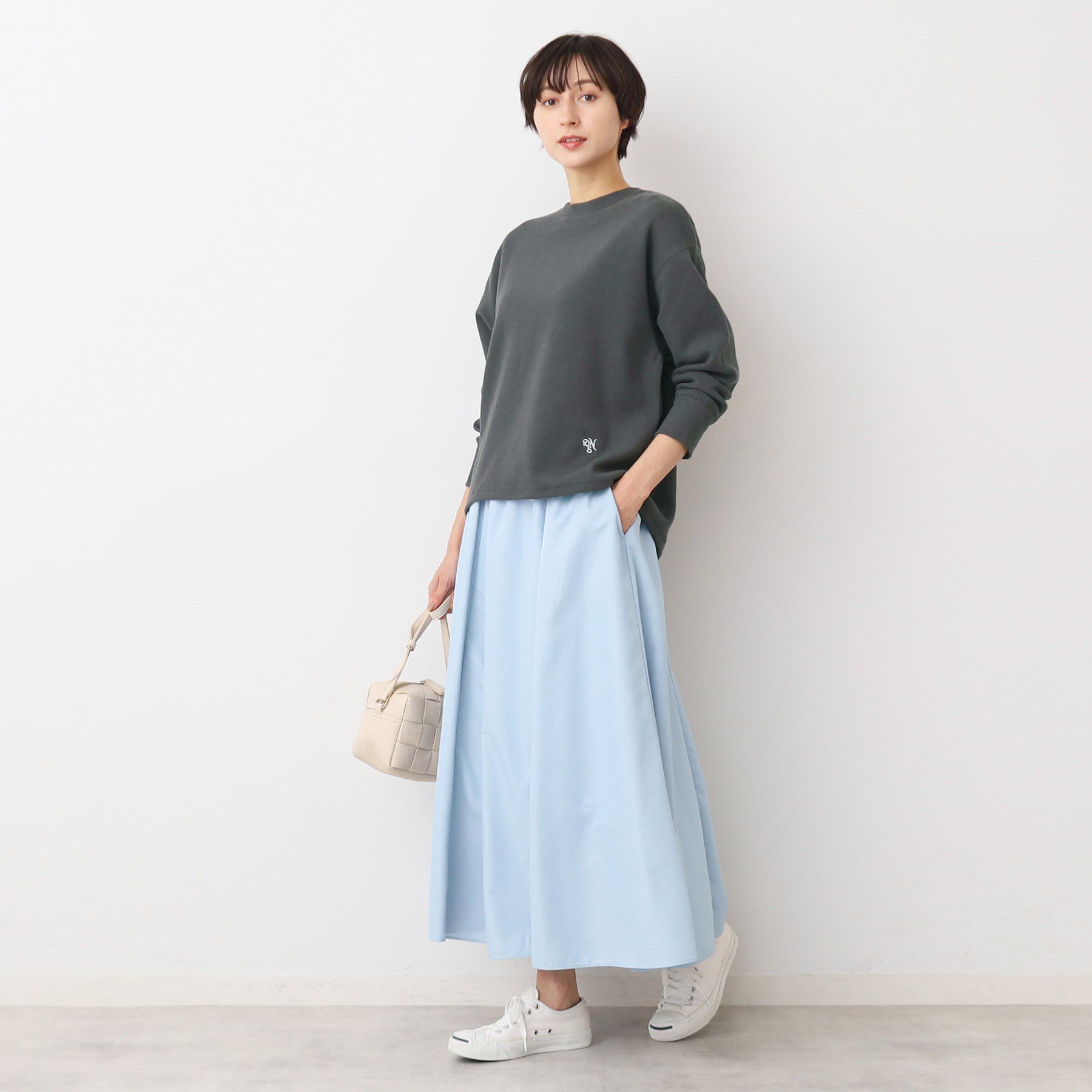 Dessin「【洗える】ドローコード付きカットソー（XS～L）」|Tシャツ・カットソー|