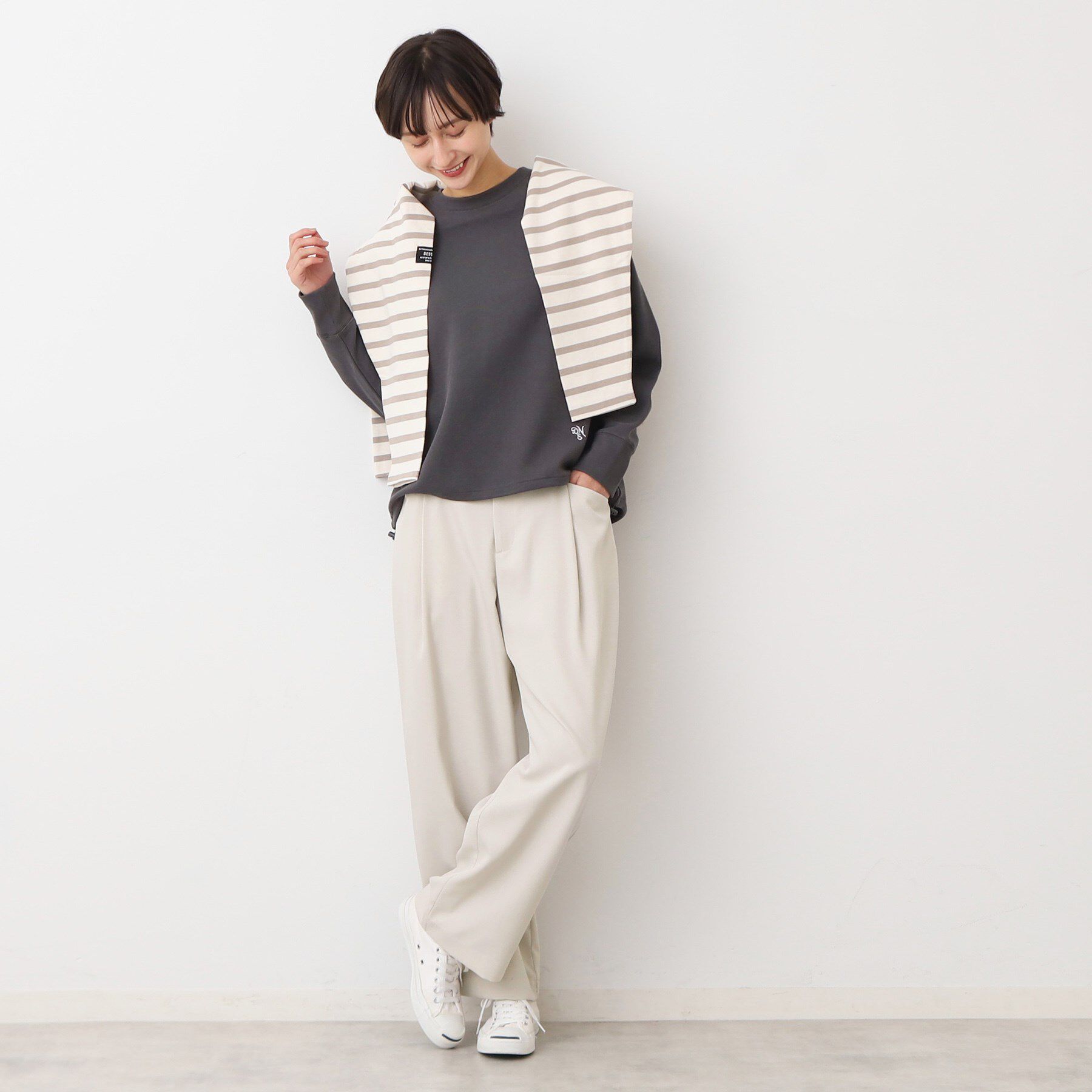 Dessin「【洗える】タック入りワイドパンツ（S～L）」|その他|