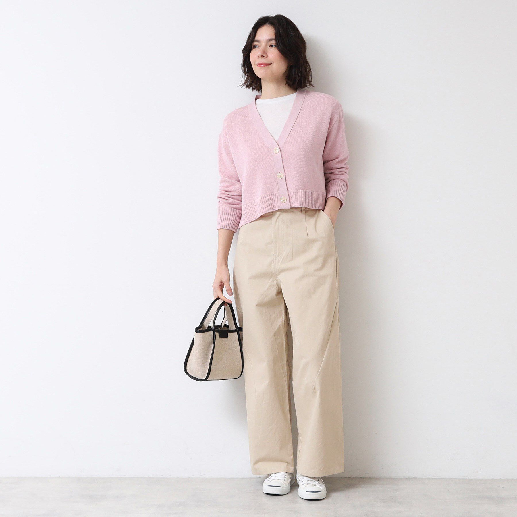 Dessin「【洗える・後ろゴム】コットンワイドパンツ（S～L）」|その他|