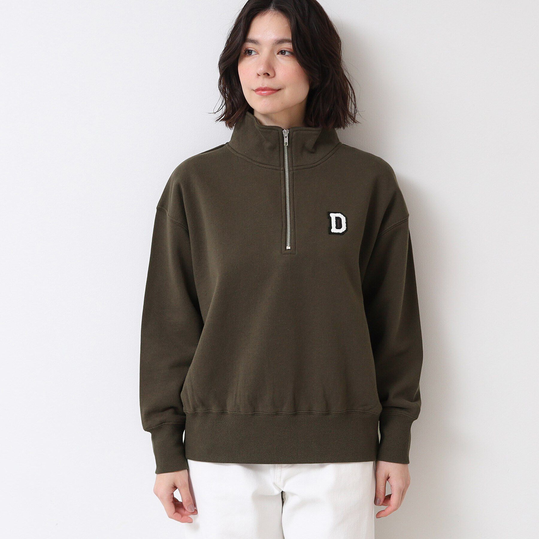 Dessin「【ユニセックス】ハーフジップスウェット」|パーカー|