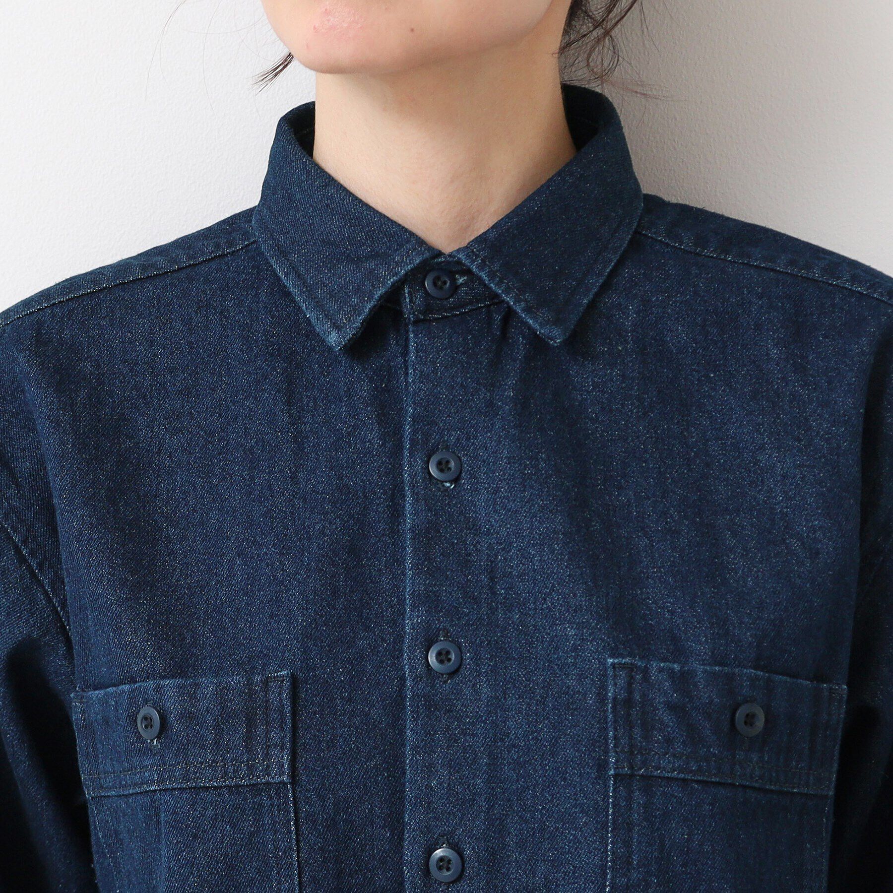 Dessin「【ユニセックス】デニムシャツ（10オンス）」|シャツ・ブラウス|