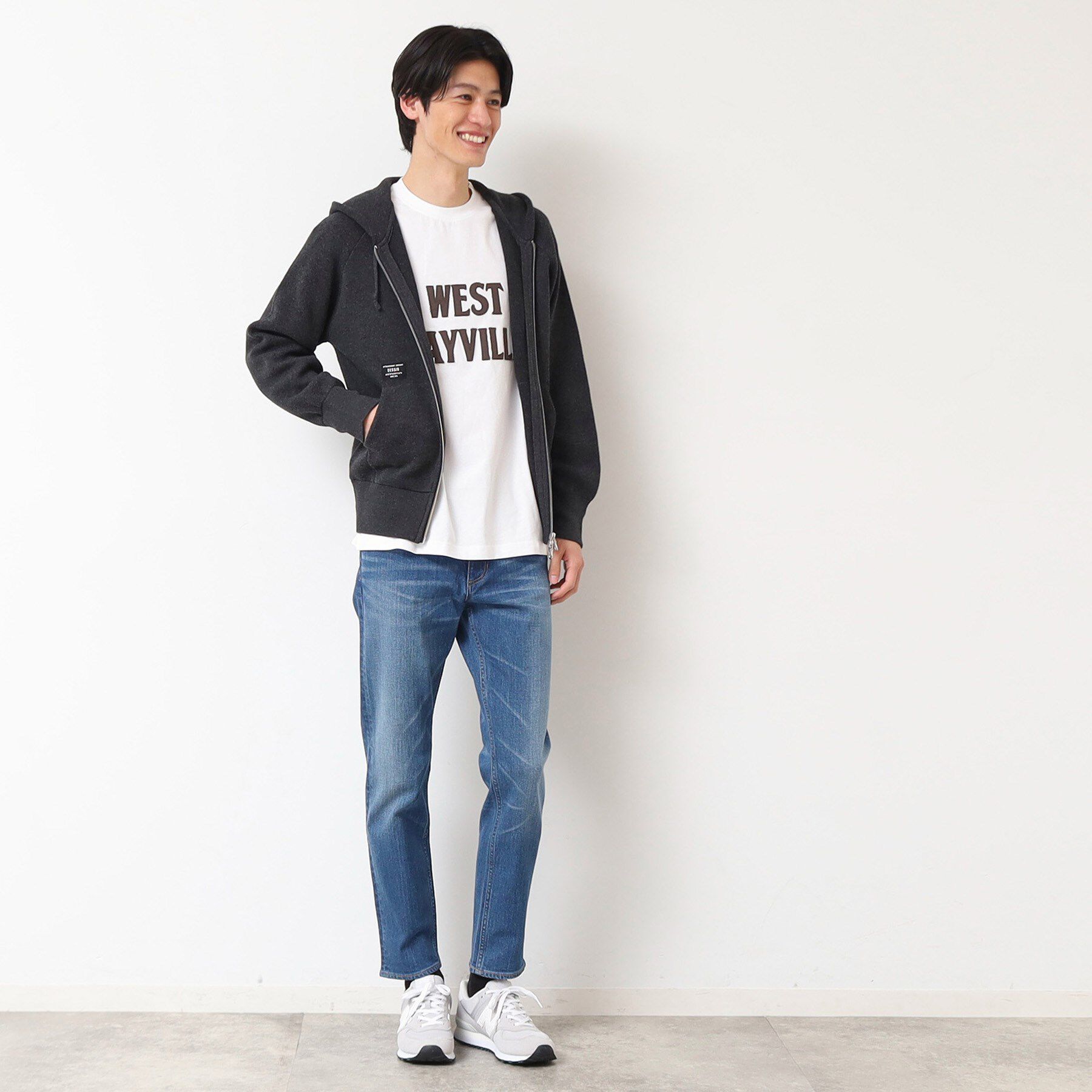 Dessin「【洗える】フーデッドジップパーカ」|パーカー|