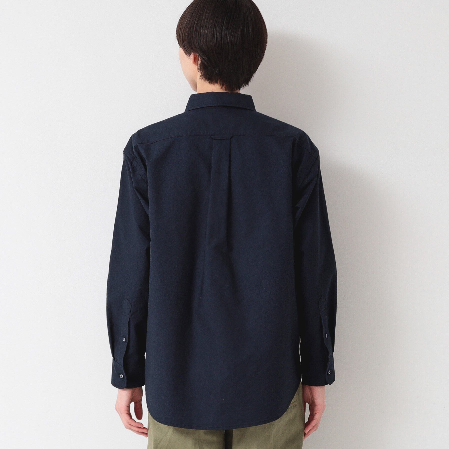 Dessin「【ユニセックス】刺繍入りオックスシャツ」|シャツ・ブラウス|